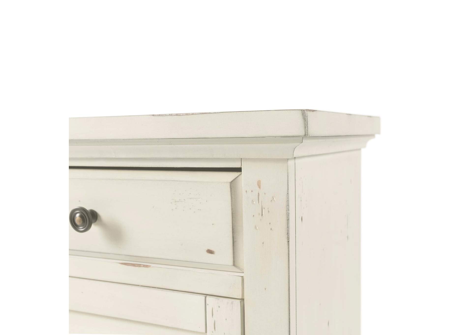 Moreland Accent Chest Antique White,Elements