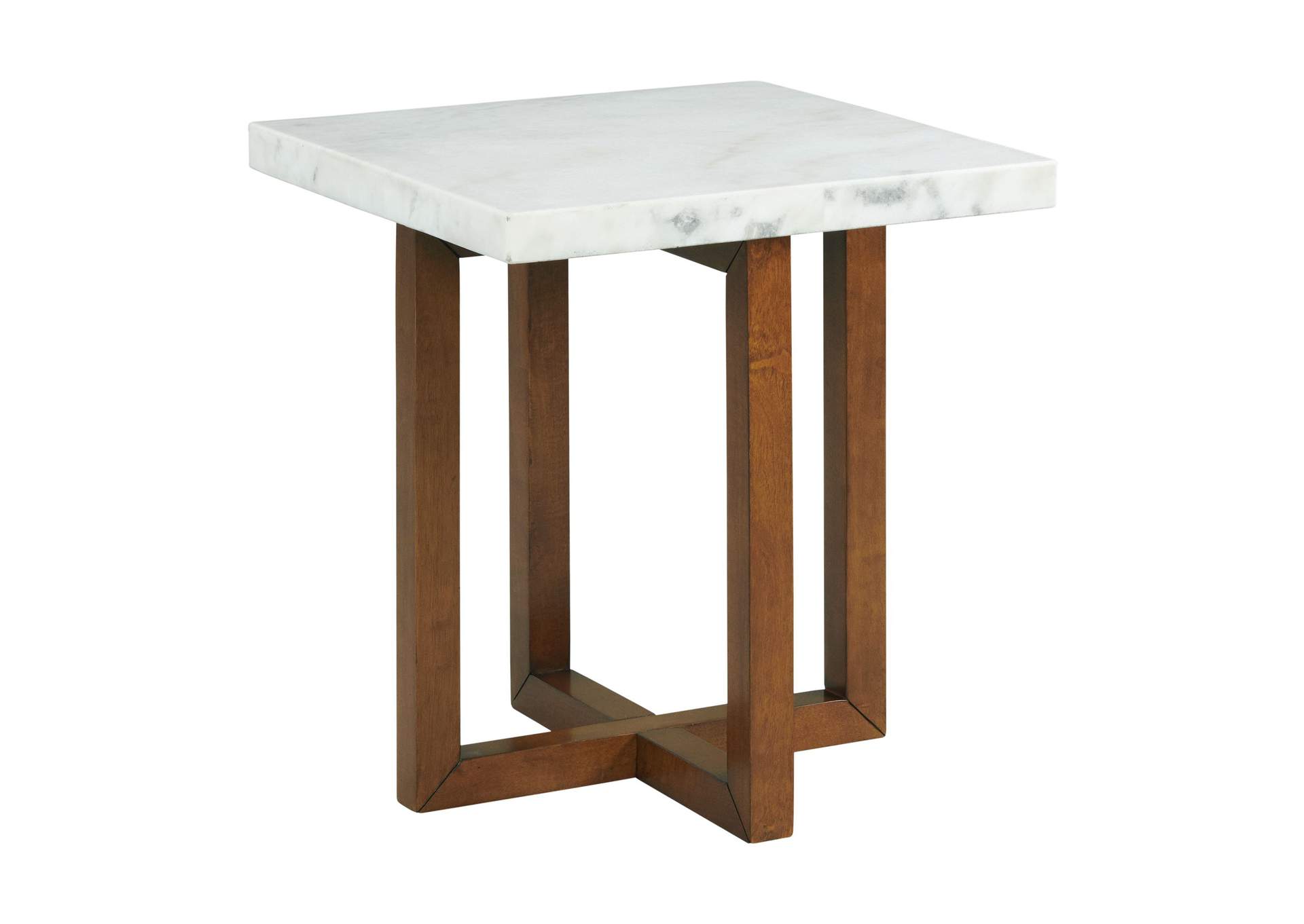 Morris 2 Piece Occasional Marble Table Set In White,Elements