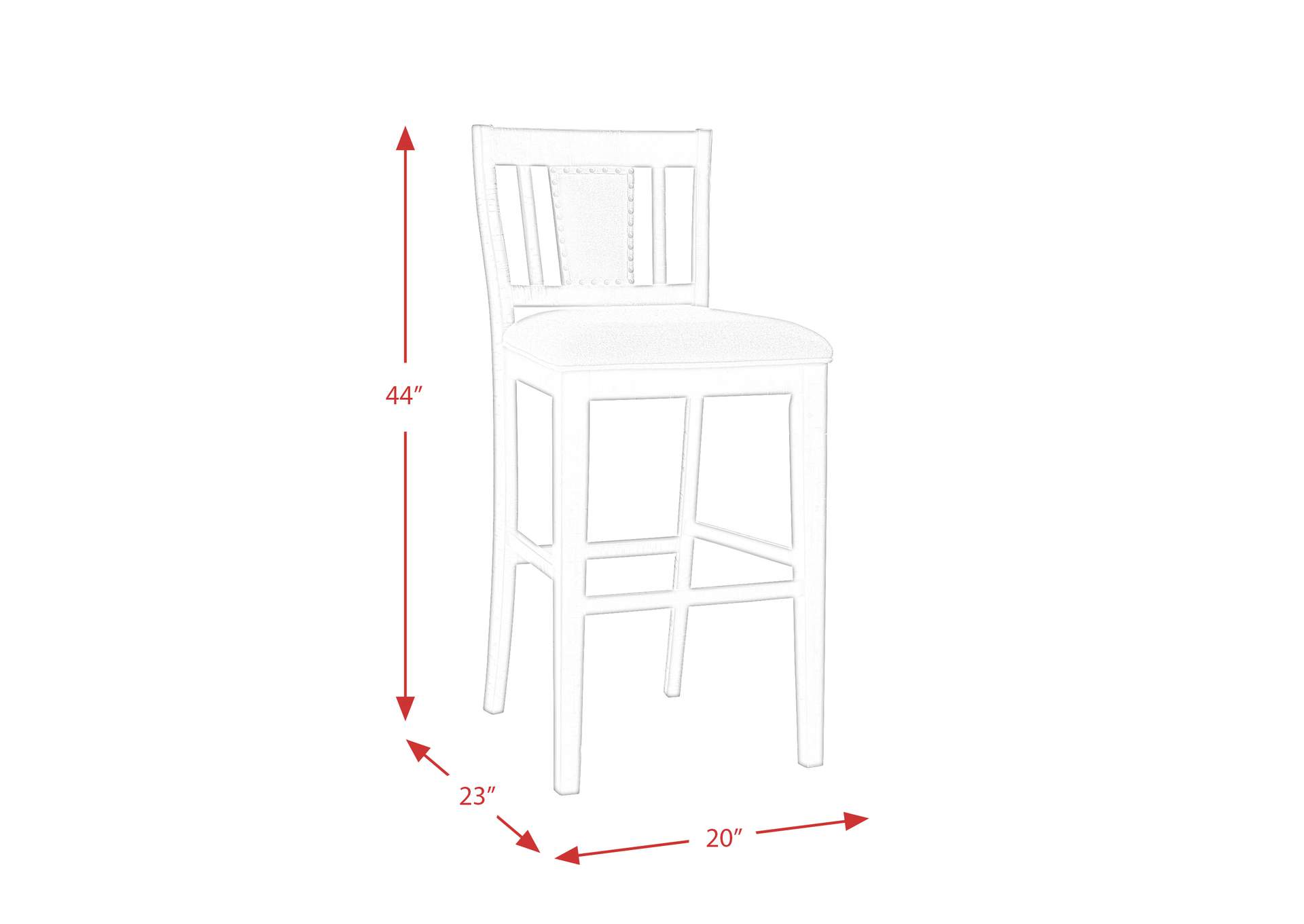 Morrison 30 Bar Stool With Fabric Seat 3A 2 Per Carton,Elements