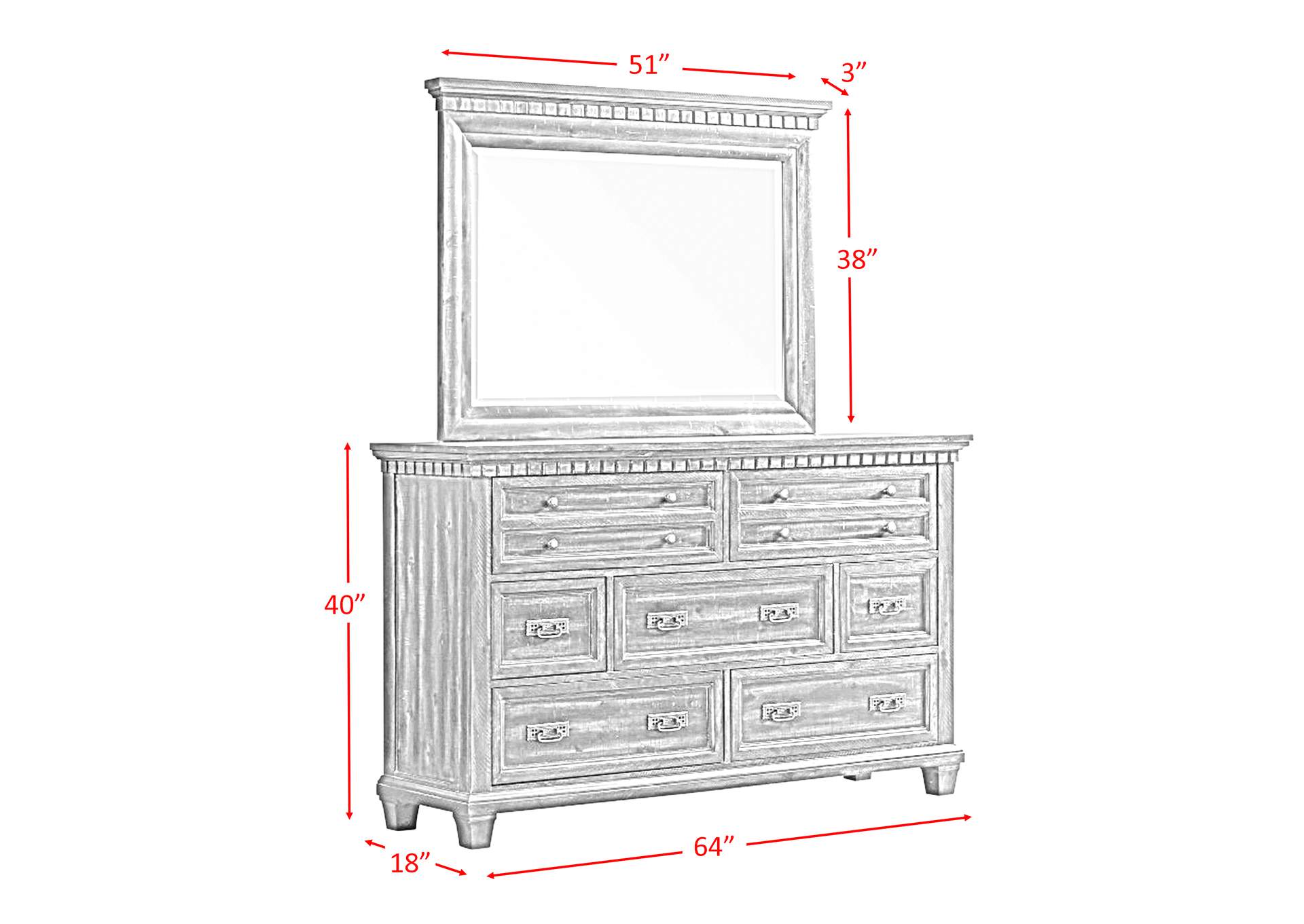 Morrison Queen Panel 4 Piece Bedroom Set,Elements