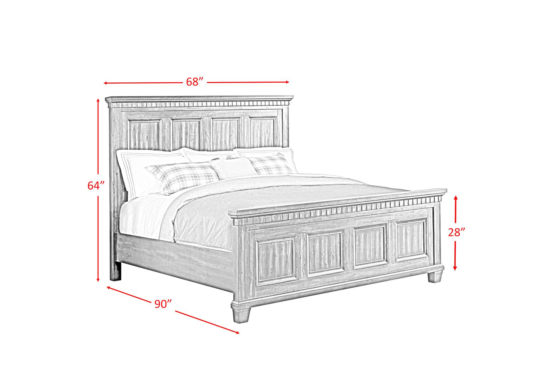 Morrison Queen Panel Bed,Elements