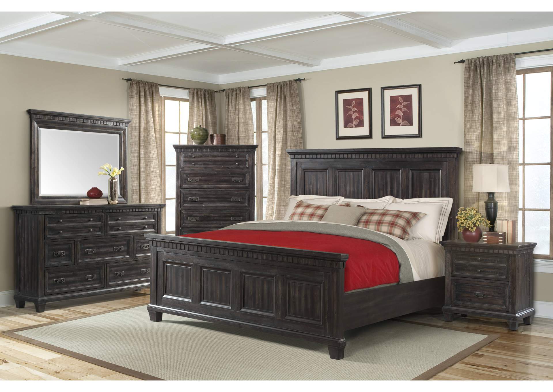 Morrison Queen Panel Bed,Elements