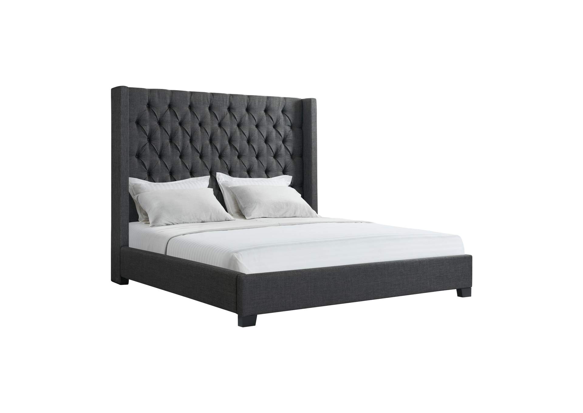 Morrow King Bed In Heirloom Charcoal,Elements