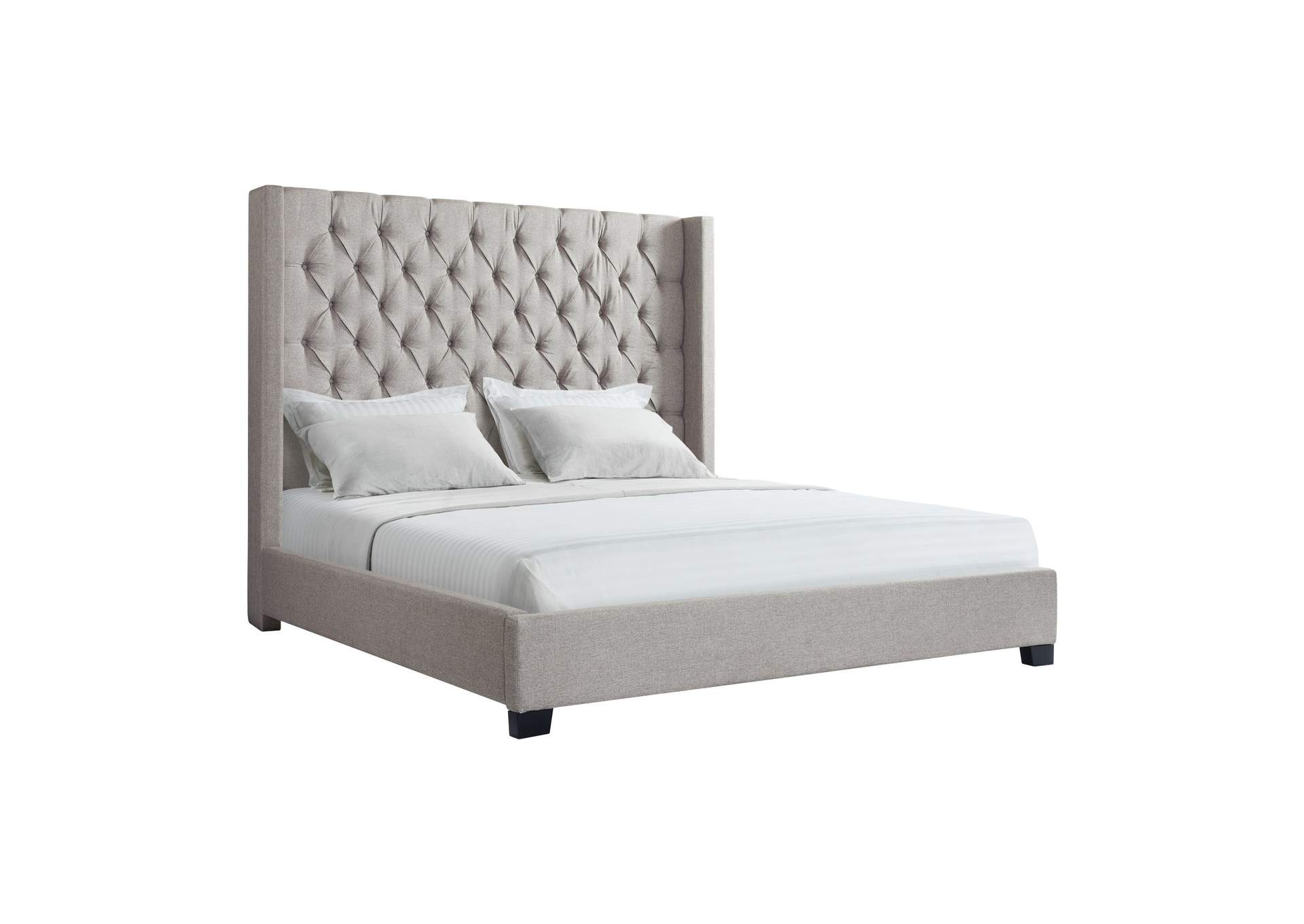 Morrow King Bed In Heirloom Grey,Elements