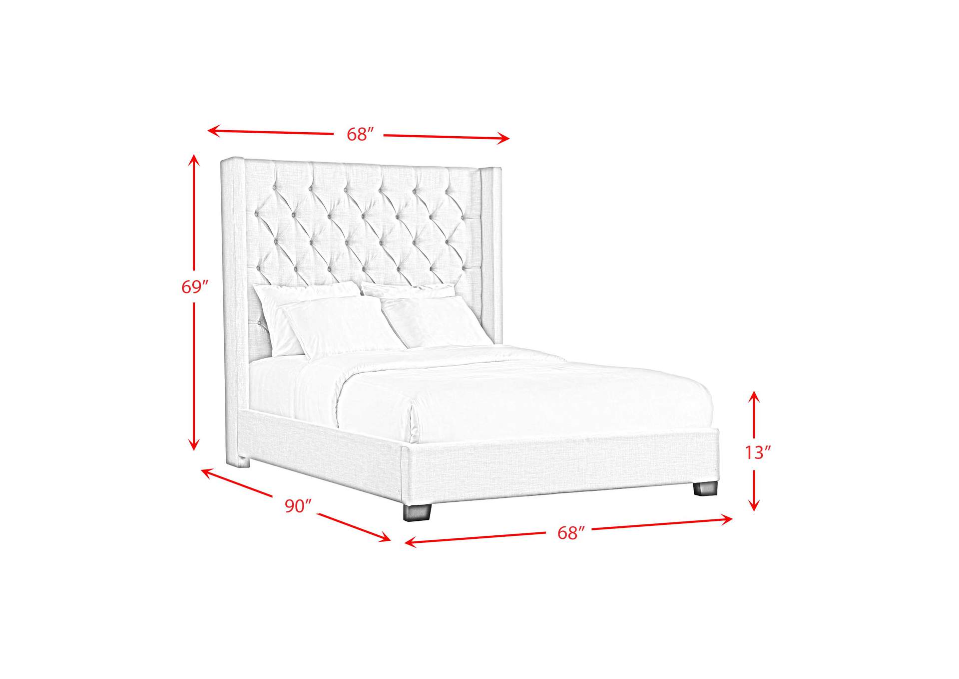 Morrow Queen Bed In Heirloom Natural,Elements