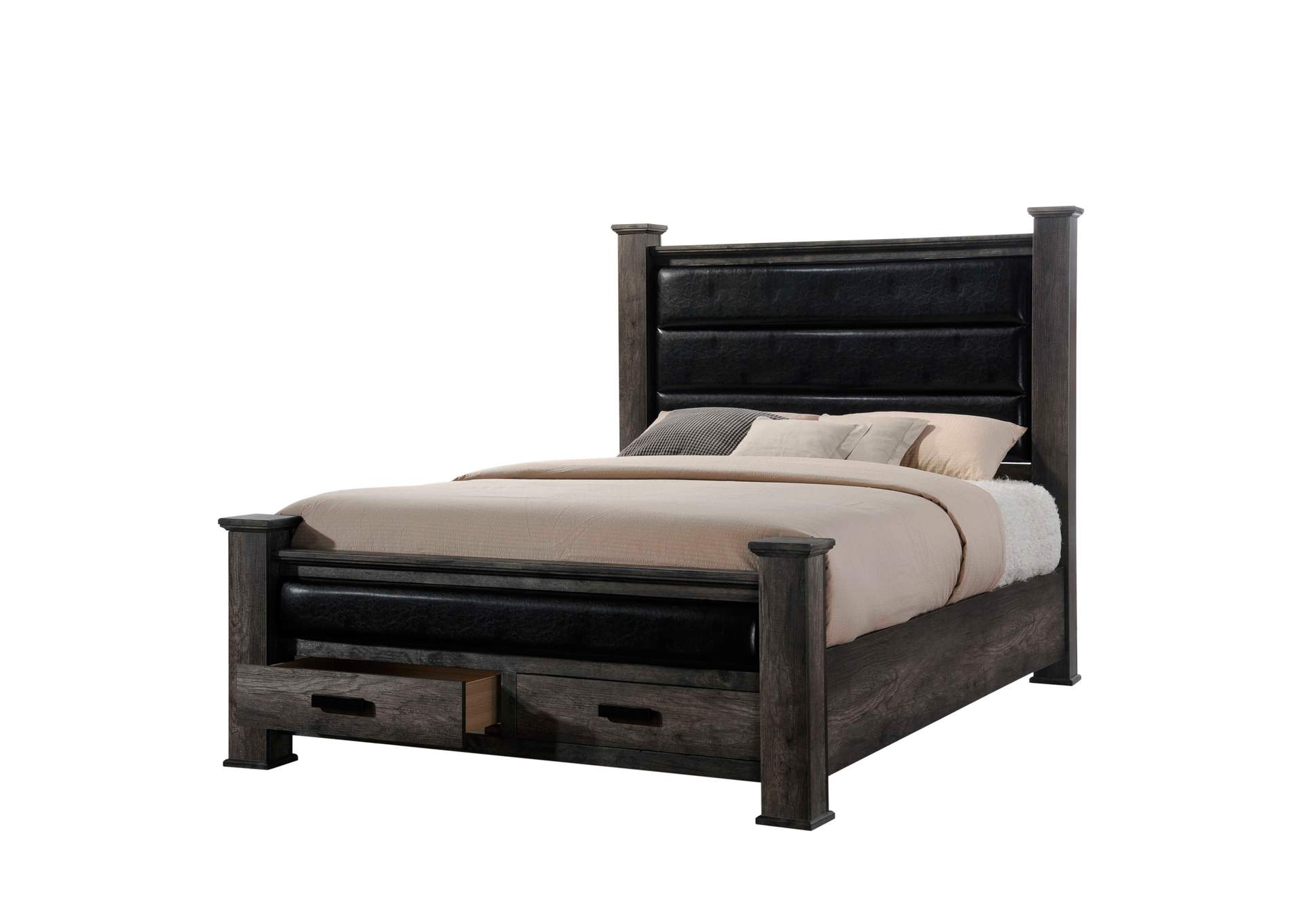 Nathan King Storage Poster Bed,Elements