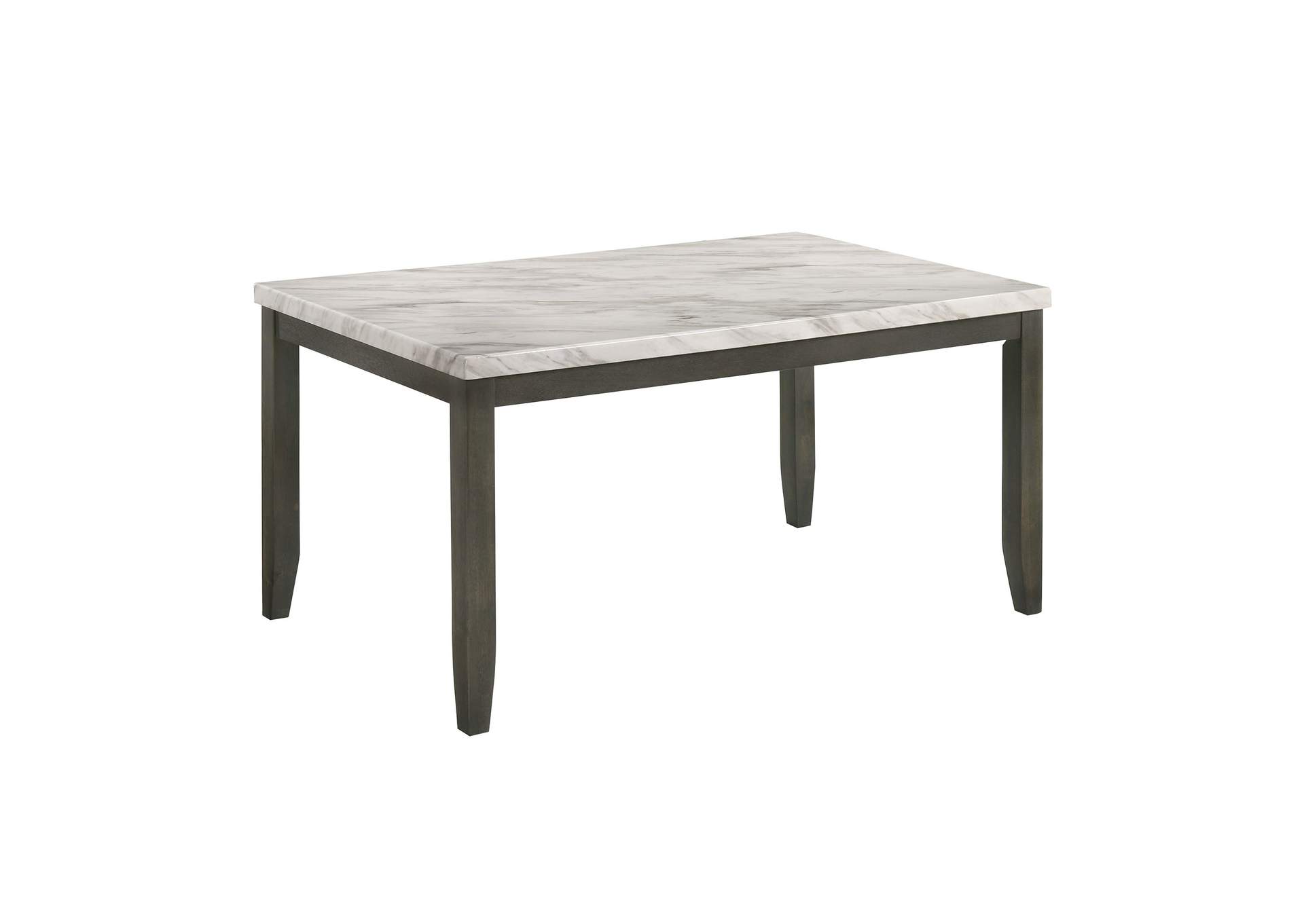 Nash 5 Piece Dining Set - White Top,Elements