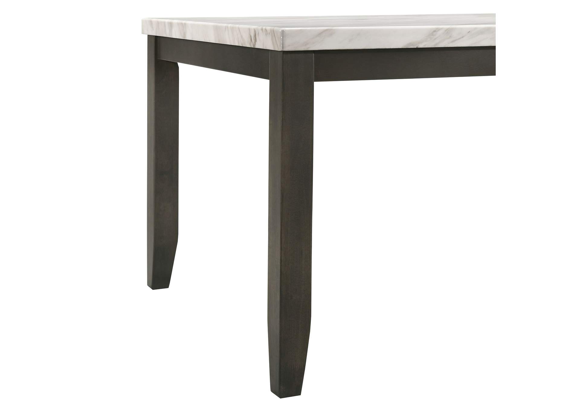 Nash 5 Piece Dining Set - White Top,Elements