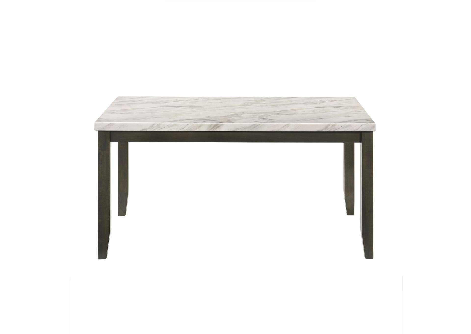 Nash 5 Piece Dining Set - White Top,Elements