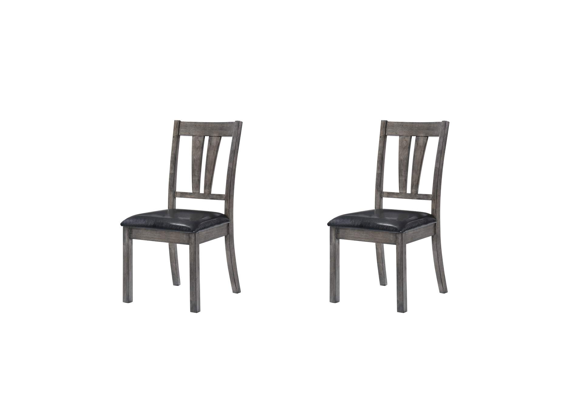 Nathan Fan Back Chair With Pu Seat 2 Per Pack,Elements