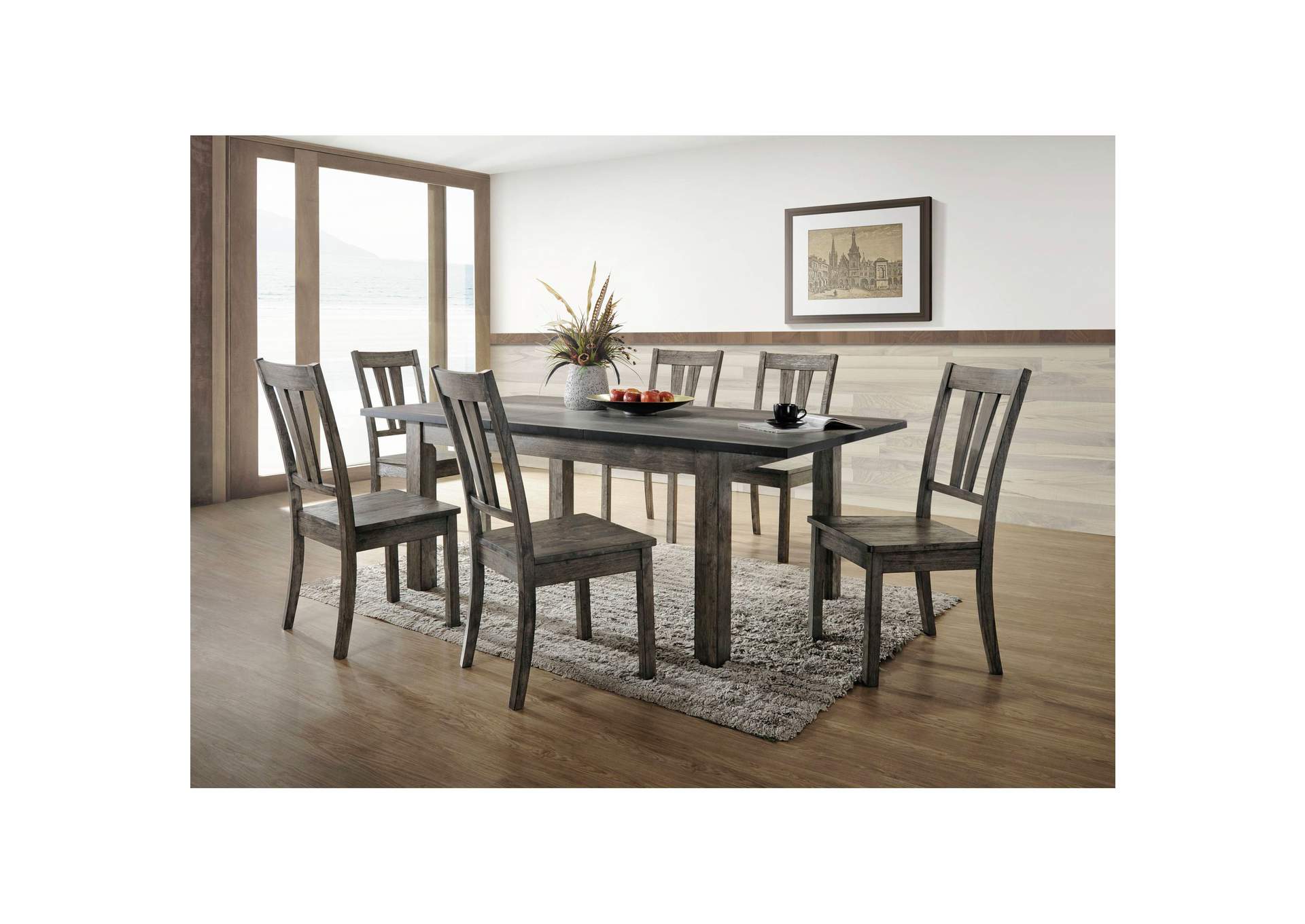 Nathan Fan Back Chair With Wooden Seat 2 Per Pack,Elements