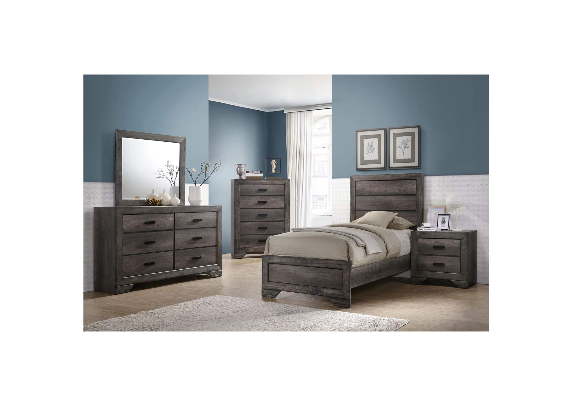 Nathan Youth Twin Panel Bed,Elements
