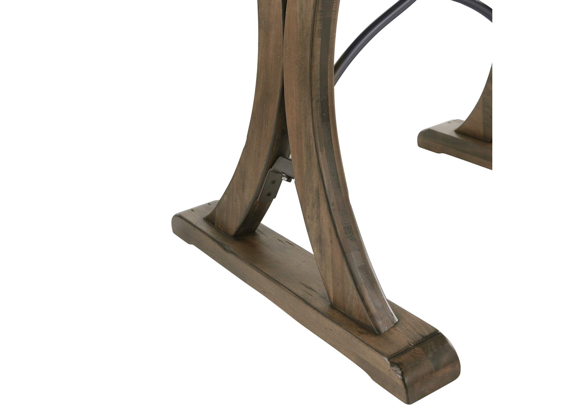 T682 - 125 New Bedford - Square End Table - Allegro Brown,Elements