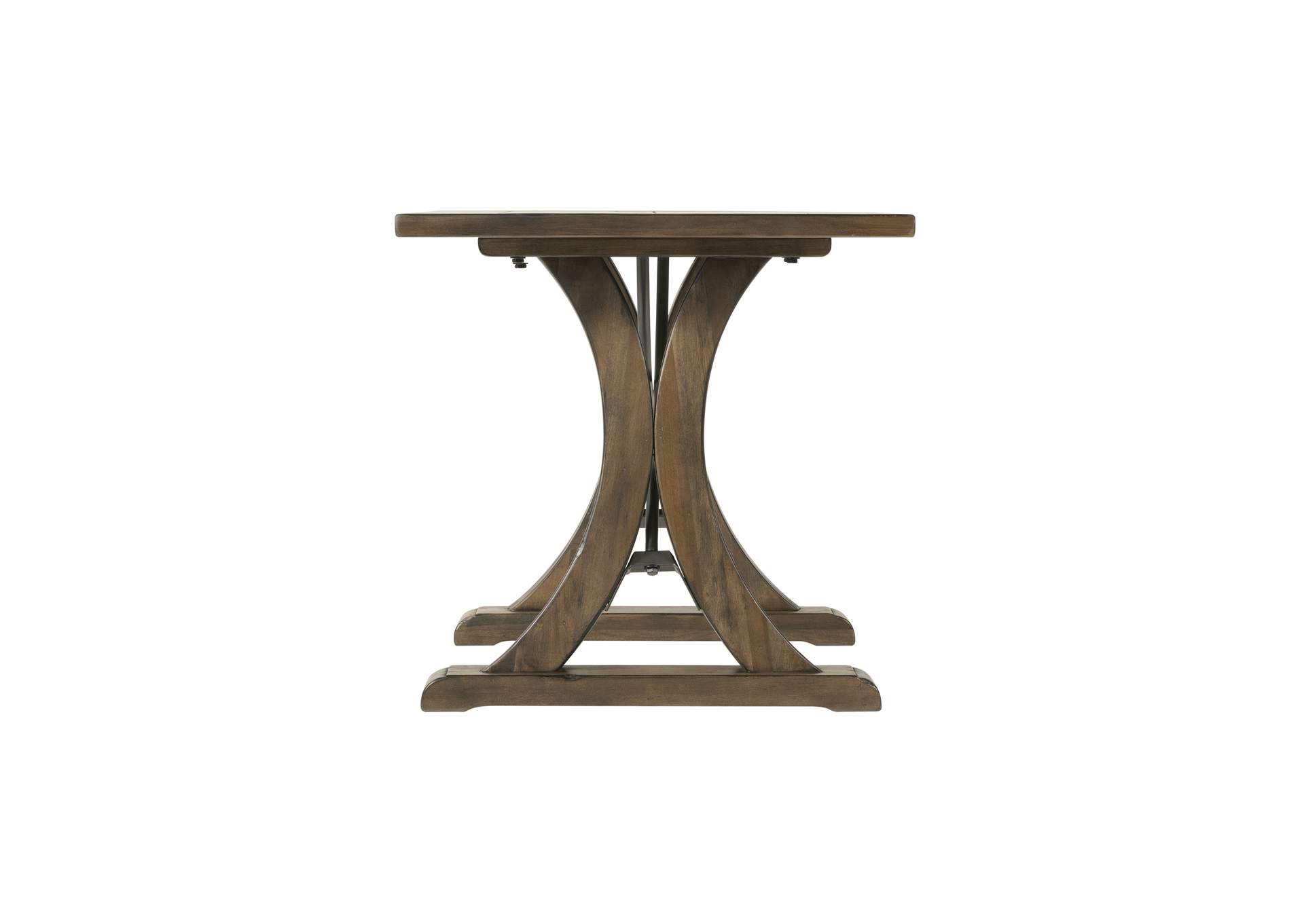 T682 - 125 New Bedford - Square End Table - Allegro Brown,Elements