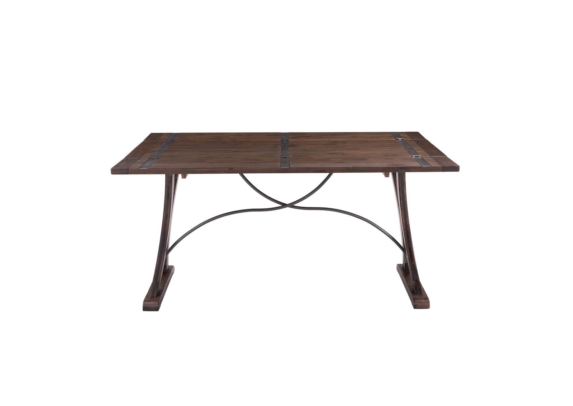 D682 - 33 New Bedford - Folding Top Dining Table - Latte - Dark Pine,Elements