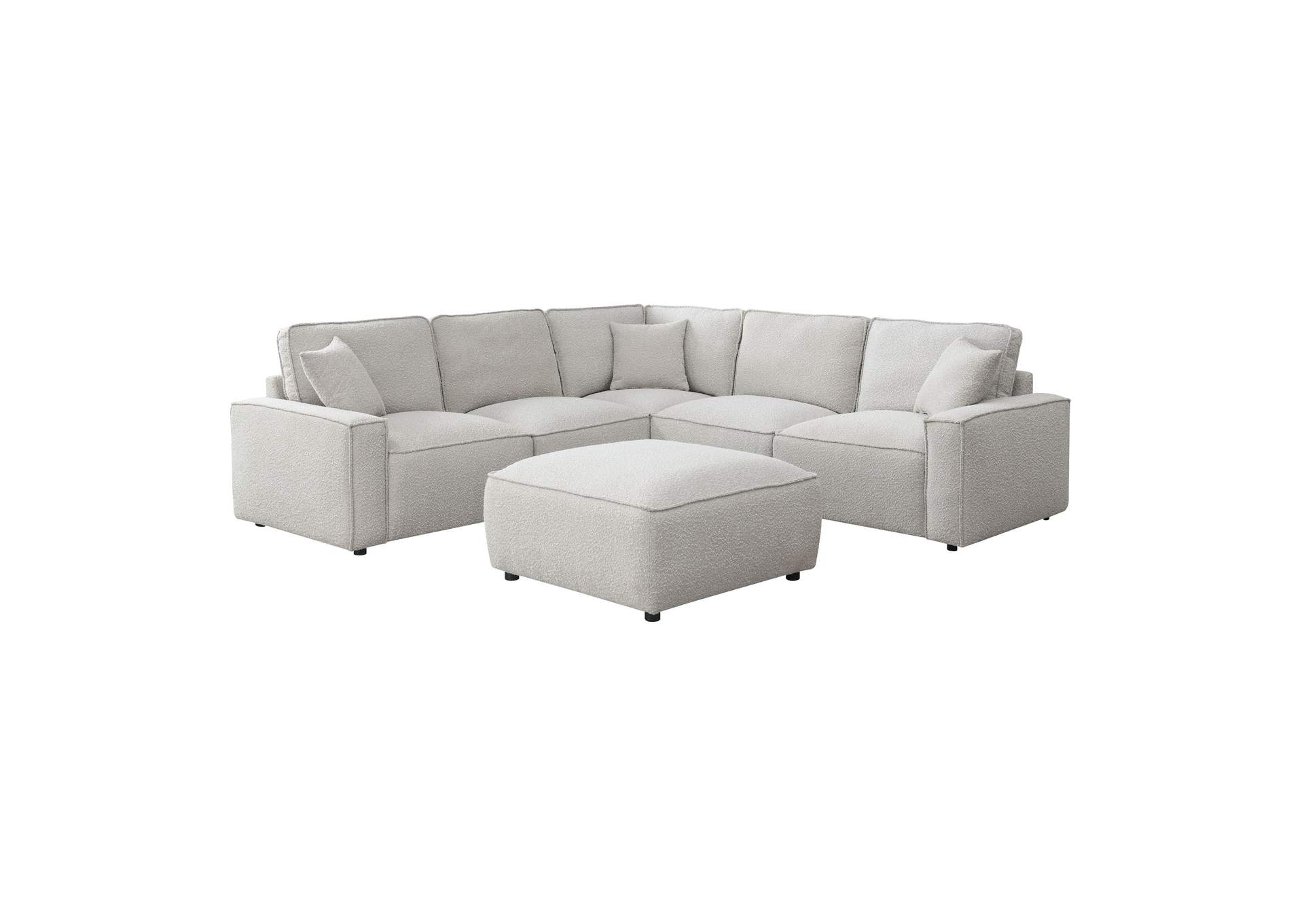 Normandy Sectional Ottoman In Culp Bloke Cotton,Elements