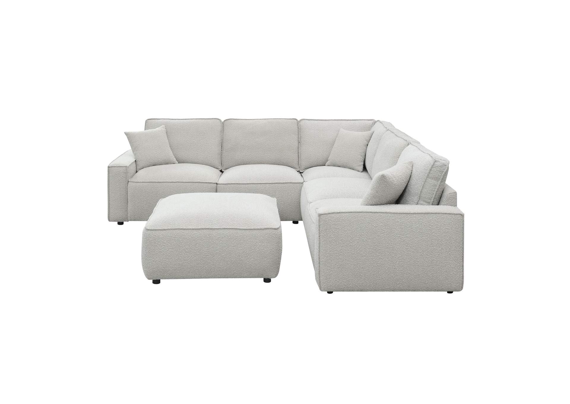 Normandy Sectional Ottoman In Culp Bloke Cotton,Elements