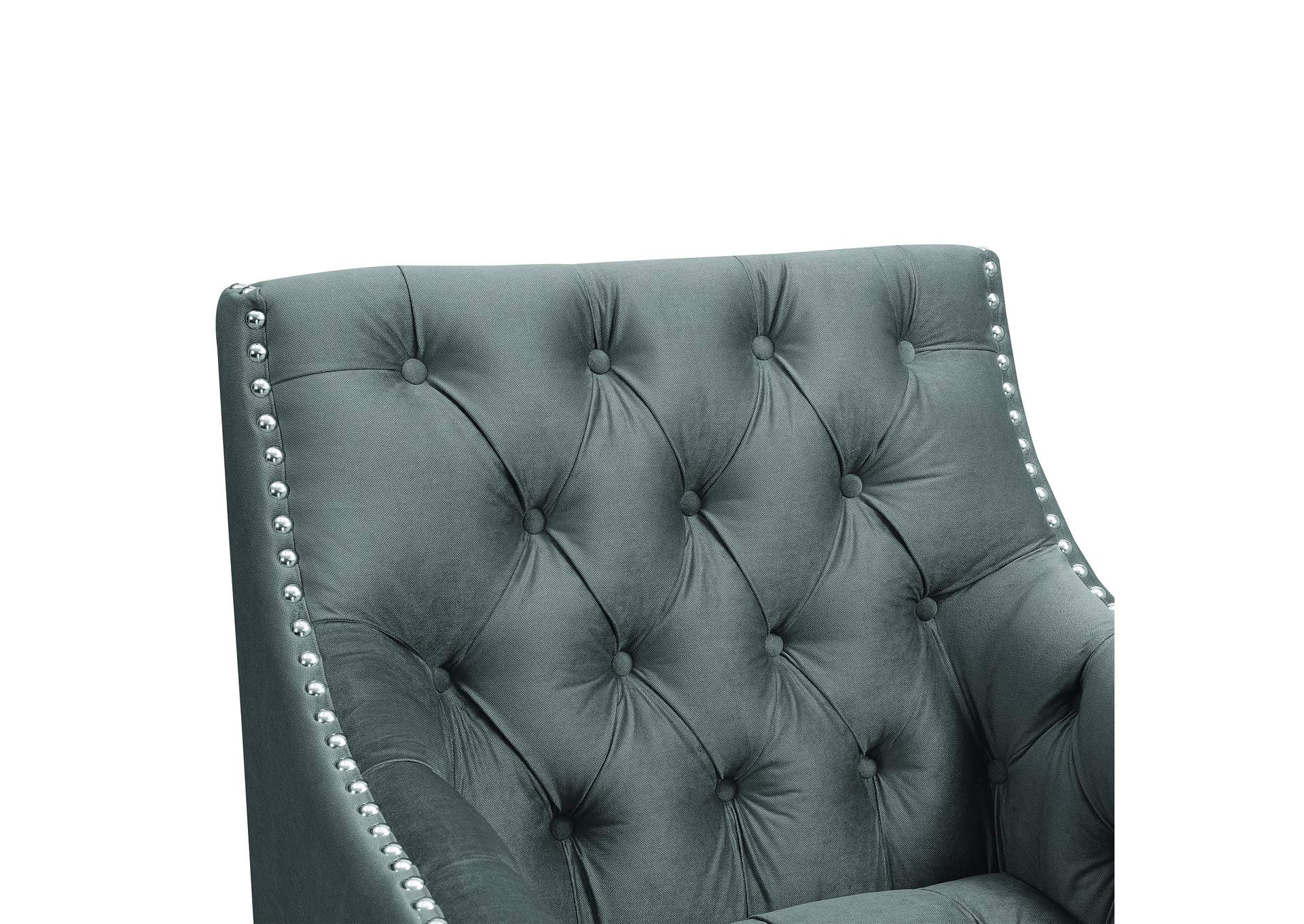 Norway Accent Chair In Ottoman Charcoal,Elements