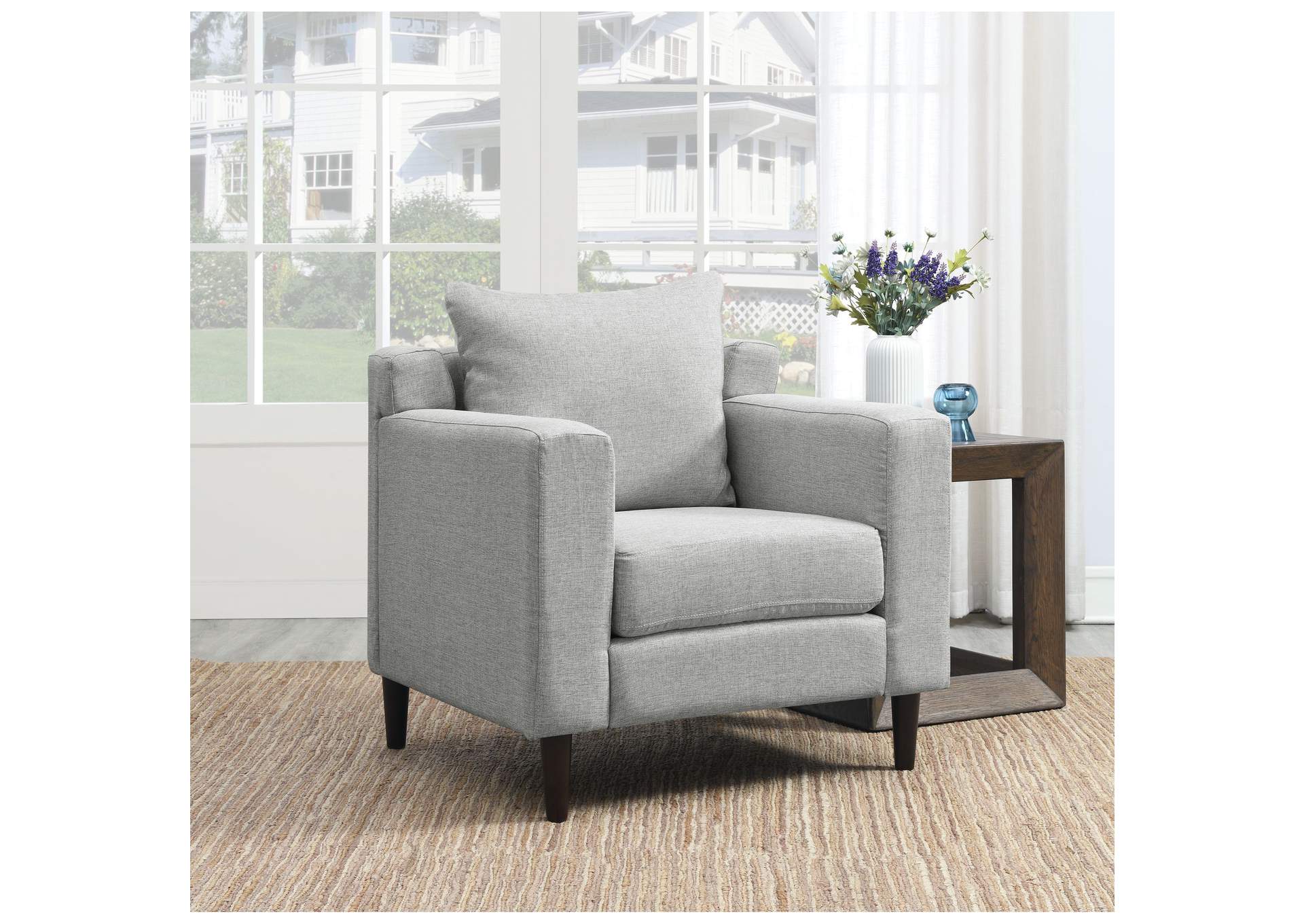 Novara Chair In Heirloom Gray,Elements