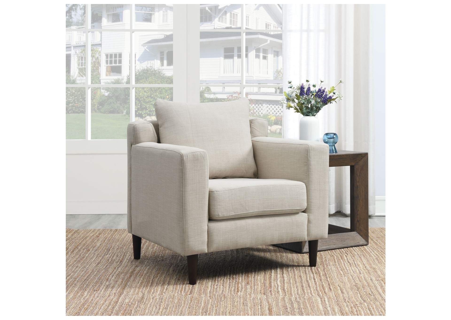 Novara Chair In Heirloom Natural,Elements