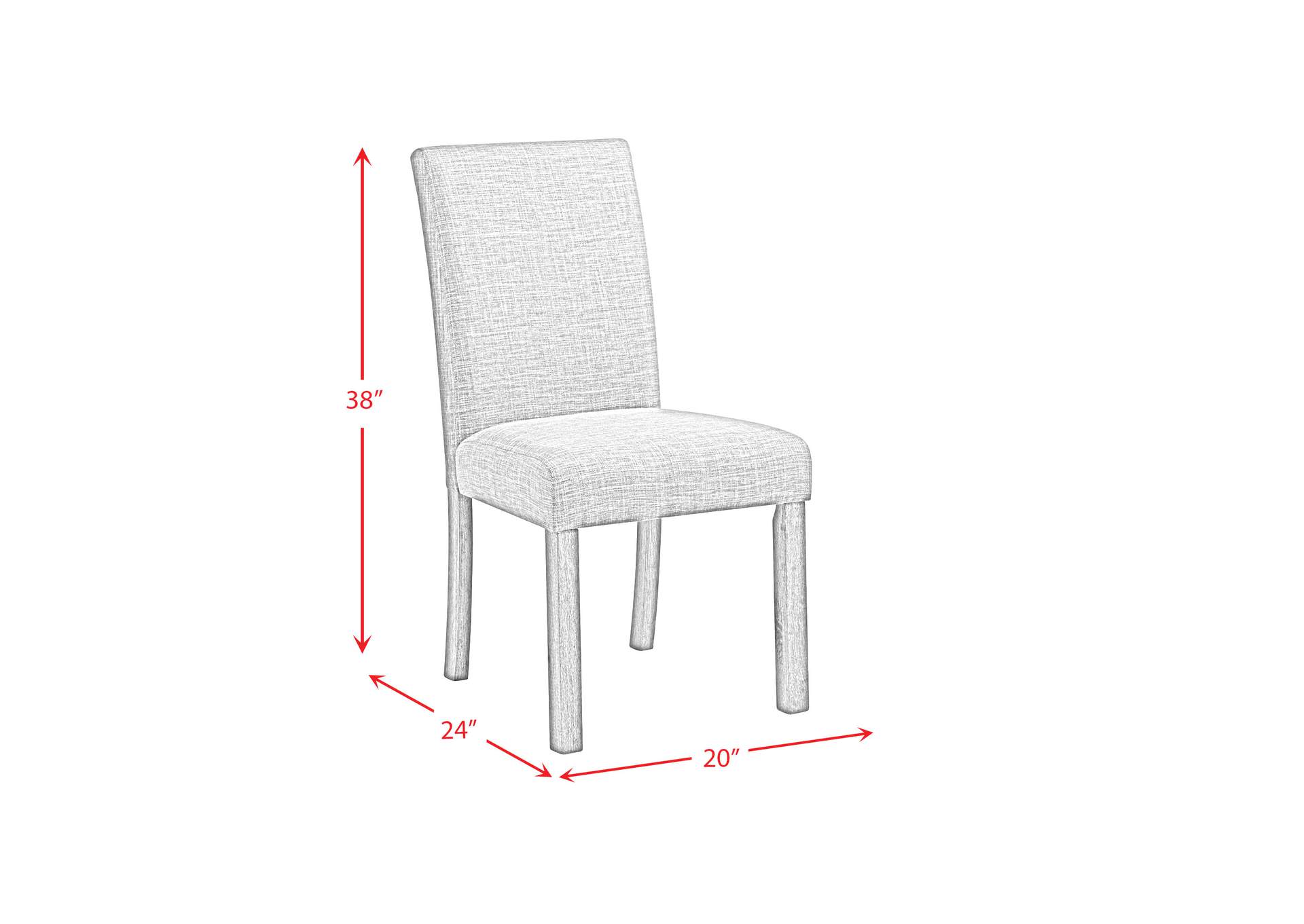 Oak Lawn Side Chair 2 Per Carton,Elements