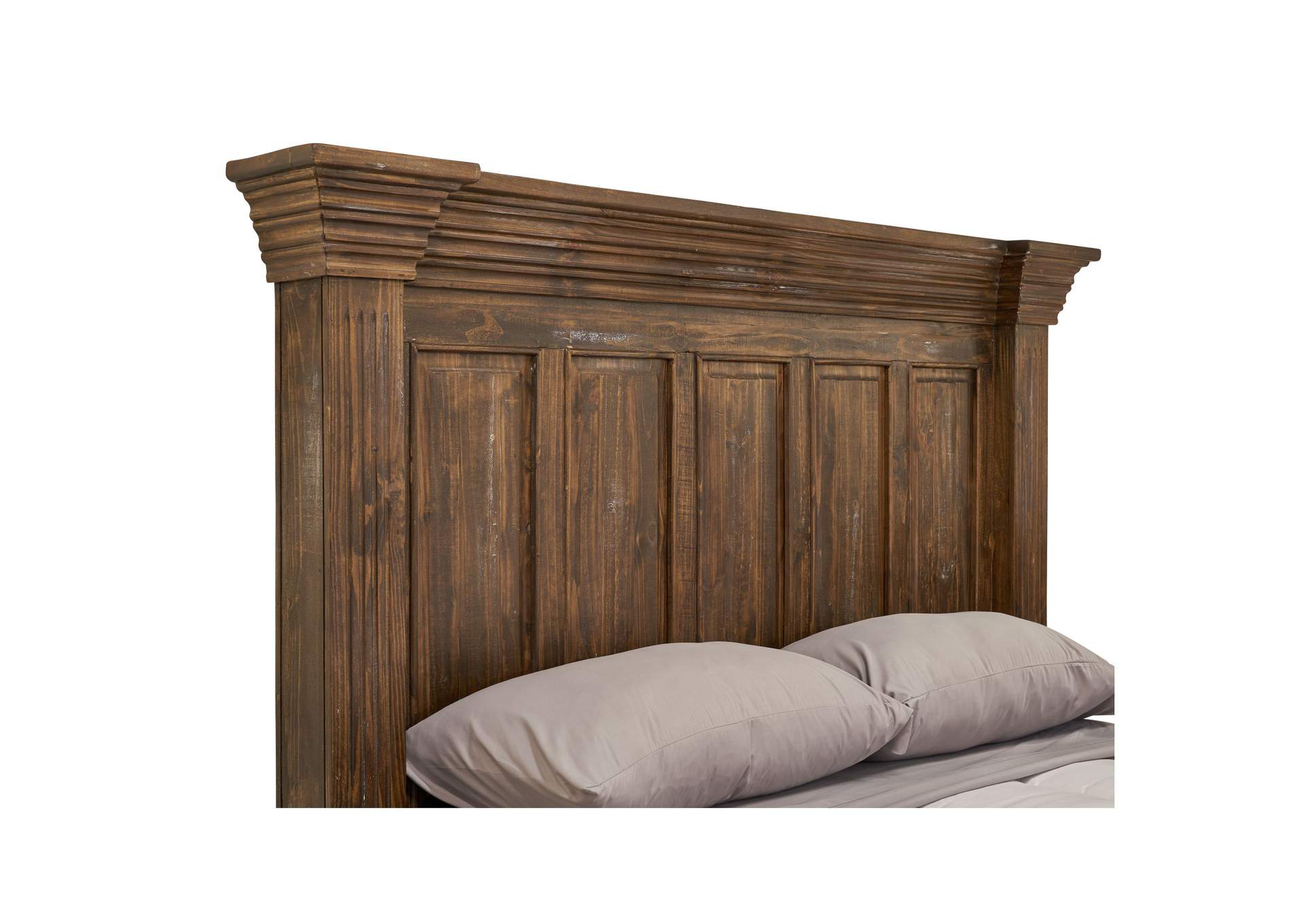 Olivia Brown King 5 Piece Bedroom Set,Elements