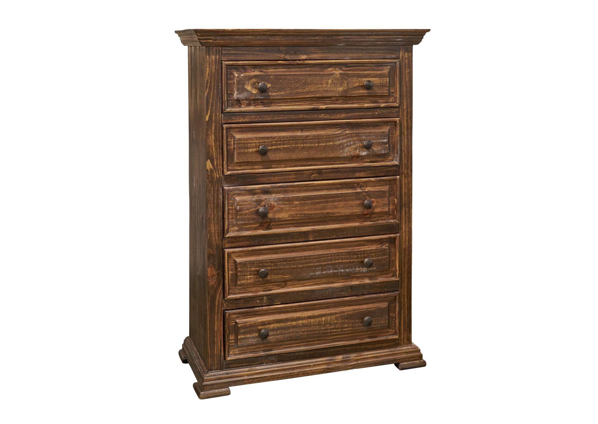 Olivia Brown King 5 Piece Bedroom Set,Elements