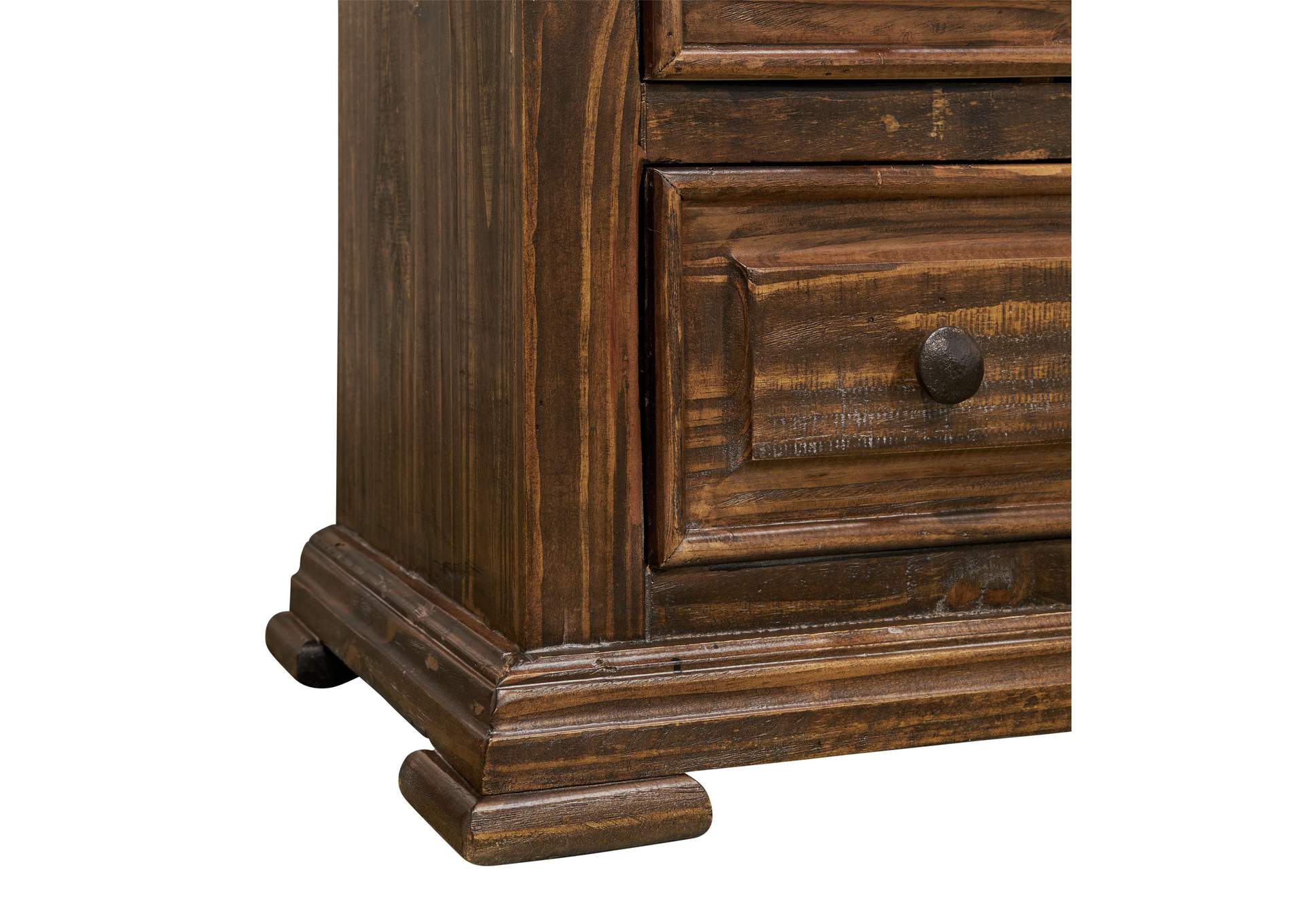 Olivia Brown King 5 Piece Bedroom Set,Elements