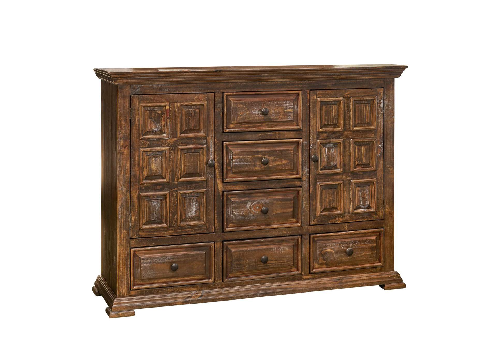 Olivia Brown Dresser,Elements