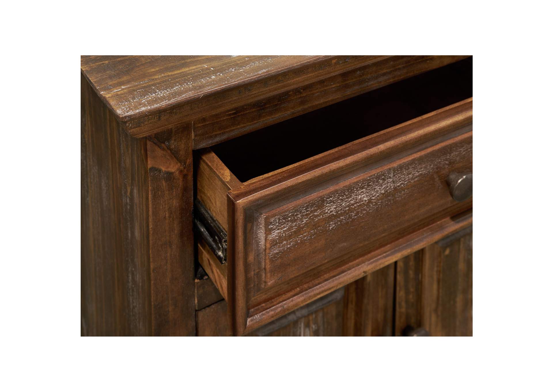 Olivia Brown King 5 Piece Bedroom Set,Elements