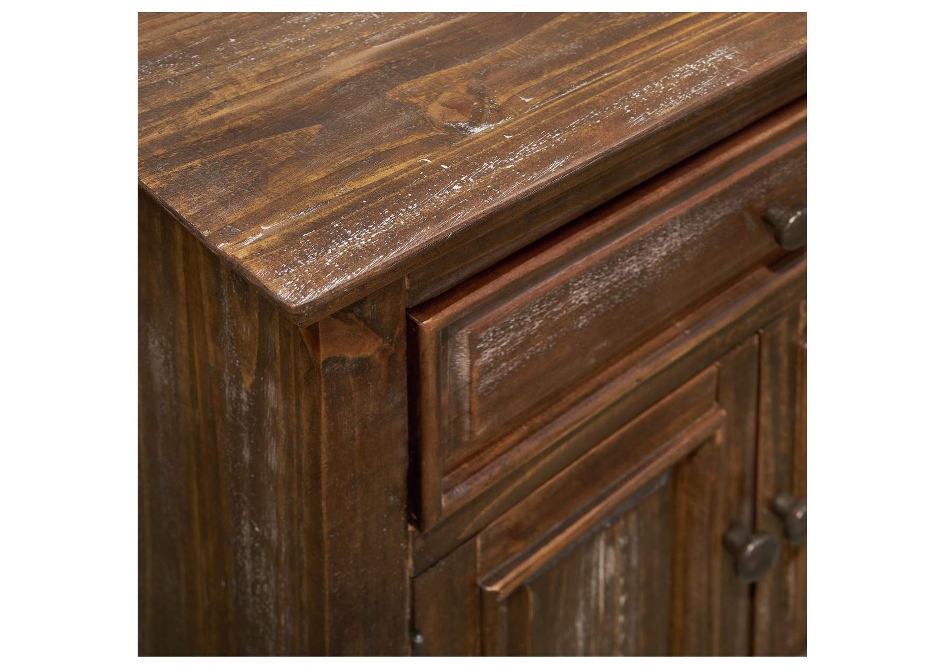 Olivia Brown King 5 Piece Bedroom Set,Elements