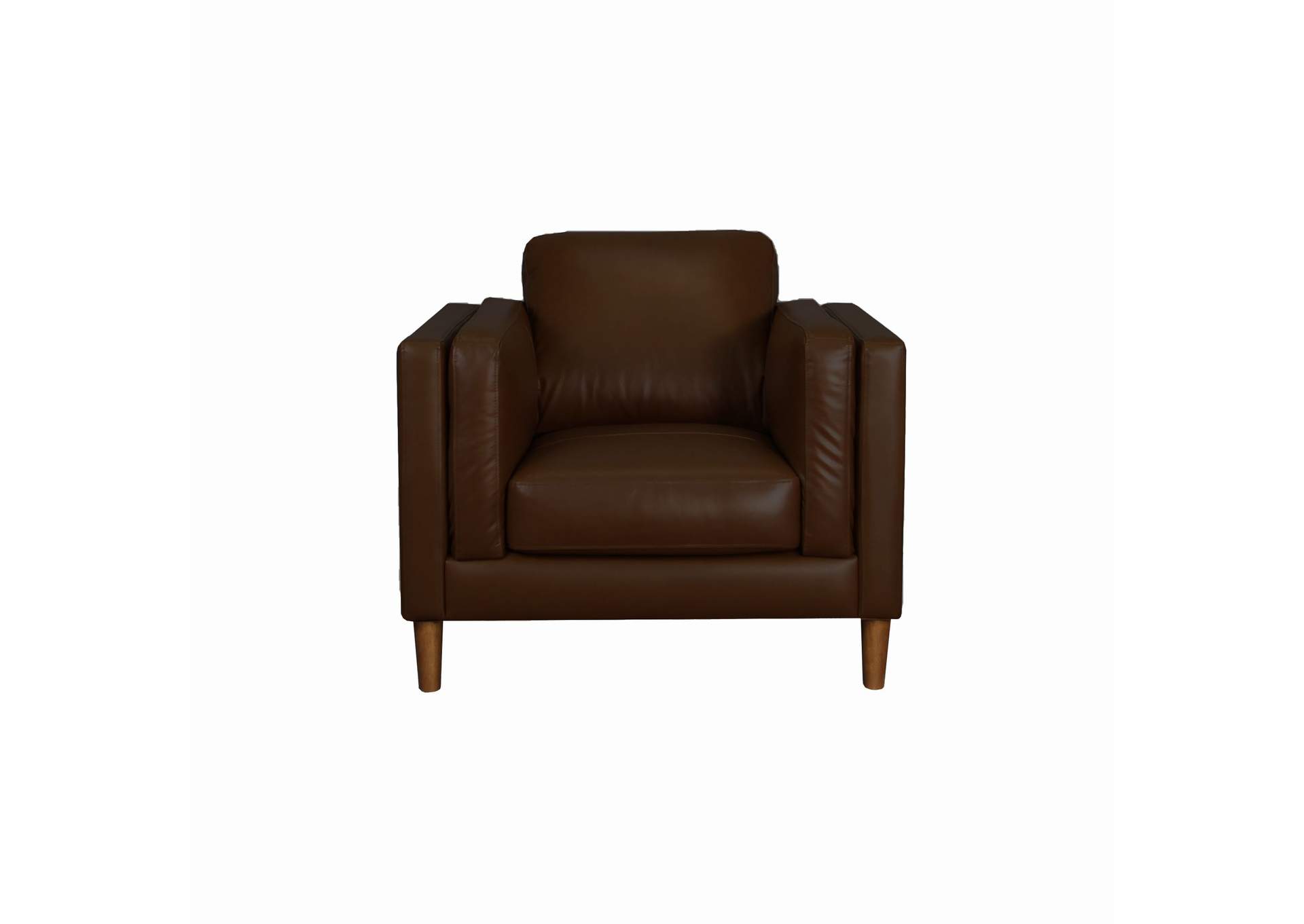 Pico Chair In Fiero Chocolate Top Grain - Pvc,Elements