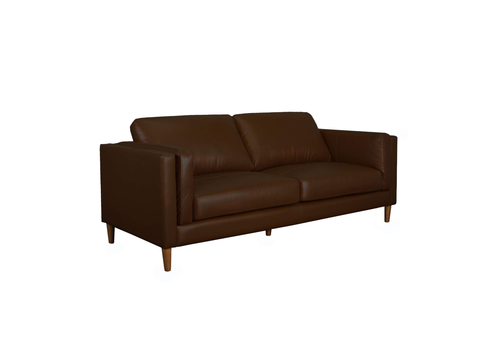 Pico Sofa In Fiero Chocolate Top Grain - Pvc,Elements