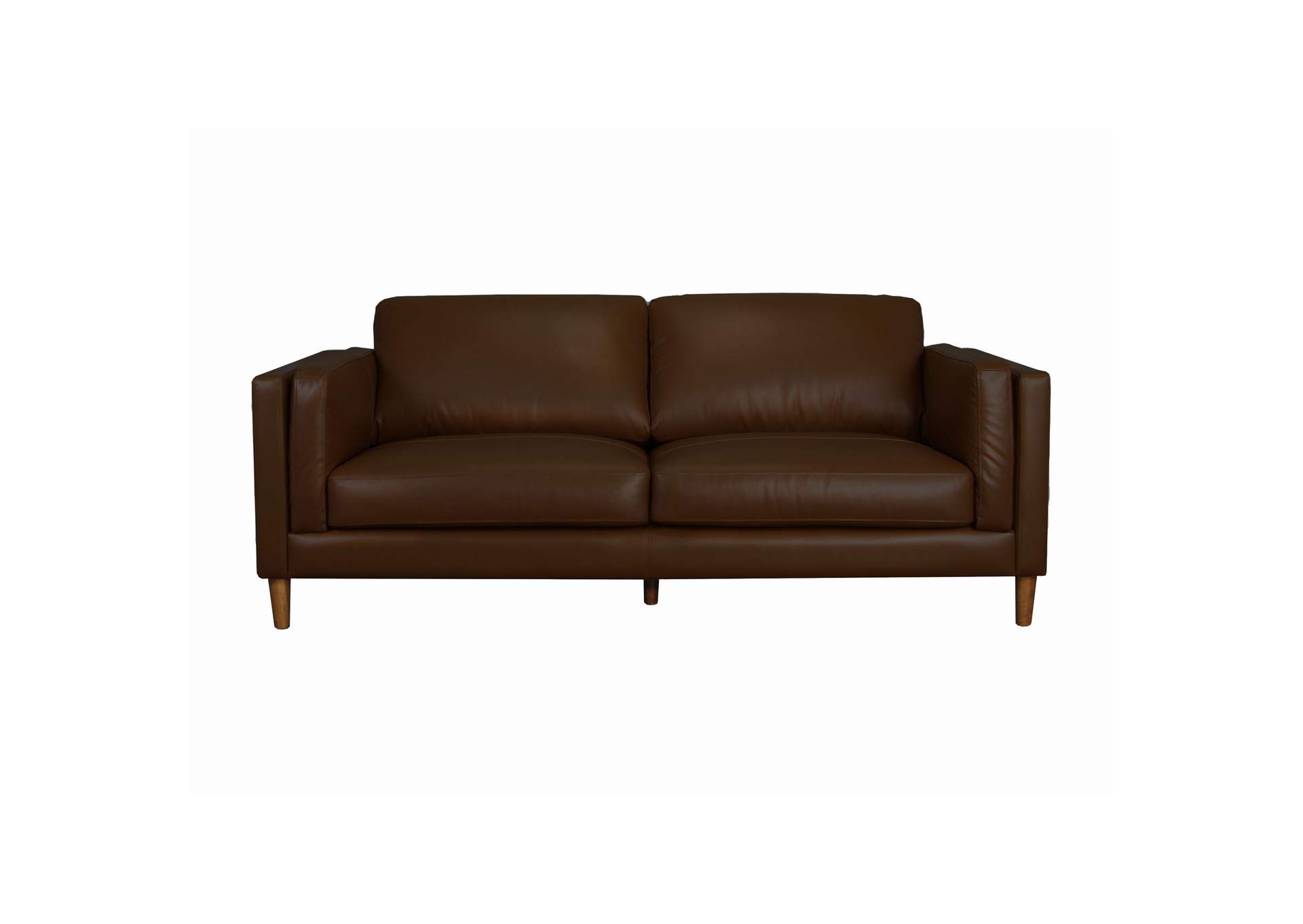 Pico Sofa In Fiero Chocolate Top Grain - Pvc,Elements