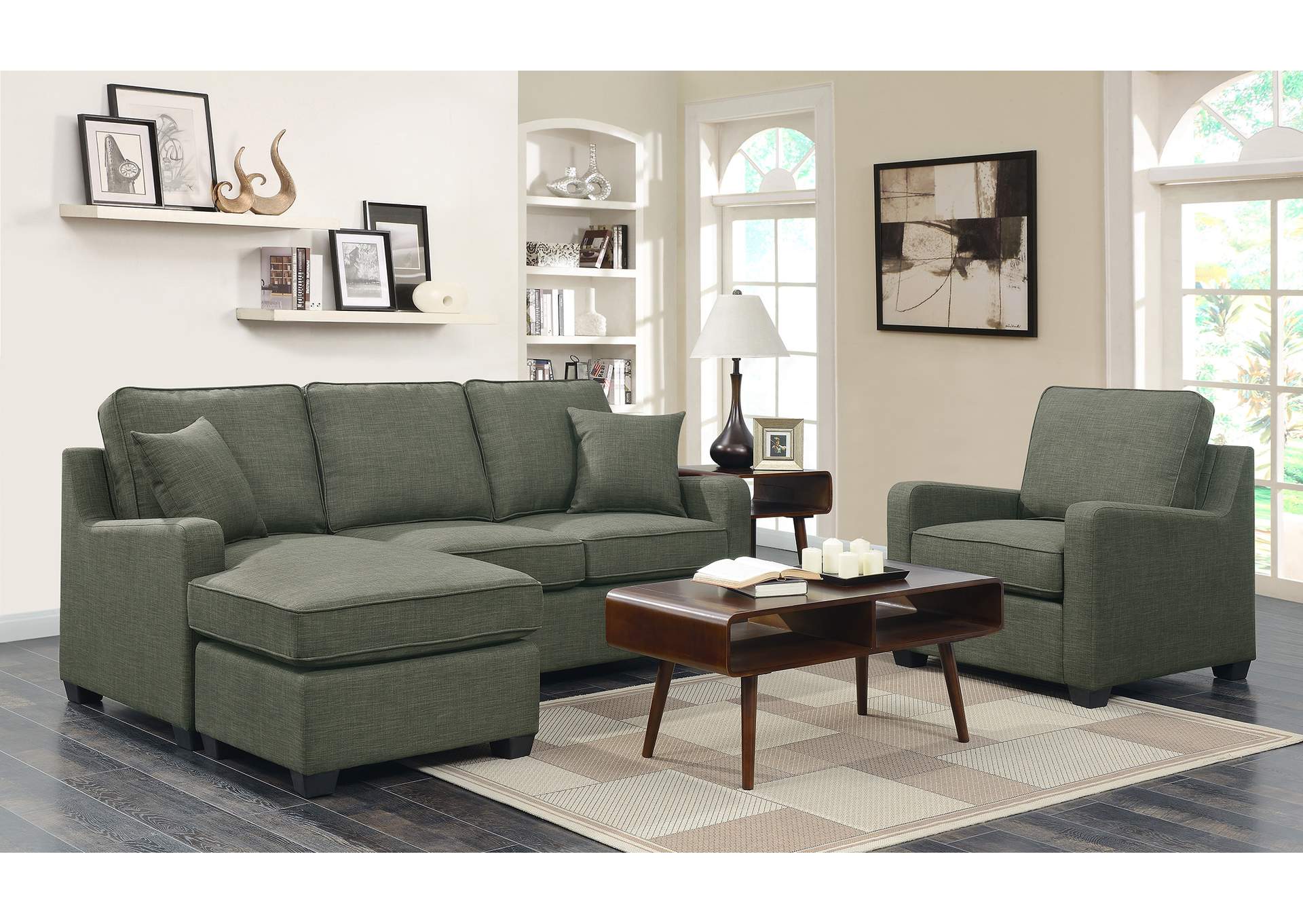 Pacific Chair In Aria Grey,Elements