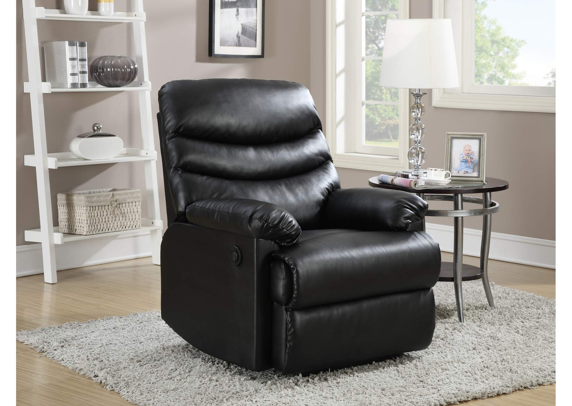 Palmdale 91491 Power Recliner Pu 05 Black A,Elements