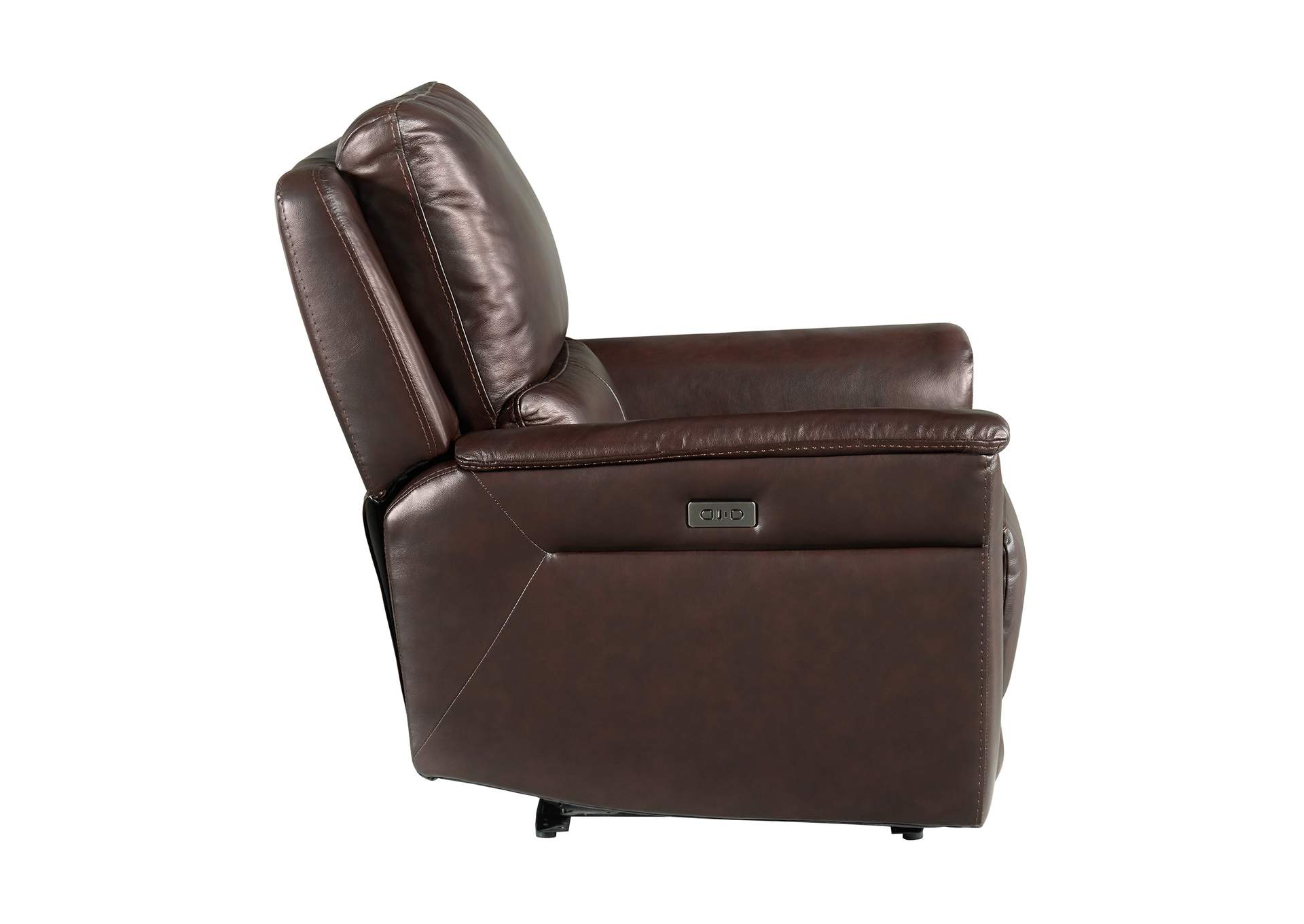 Pantera Power Motion Recliner In Palais Dark Brown,Elements