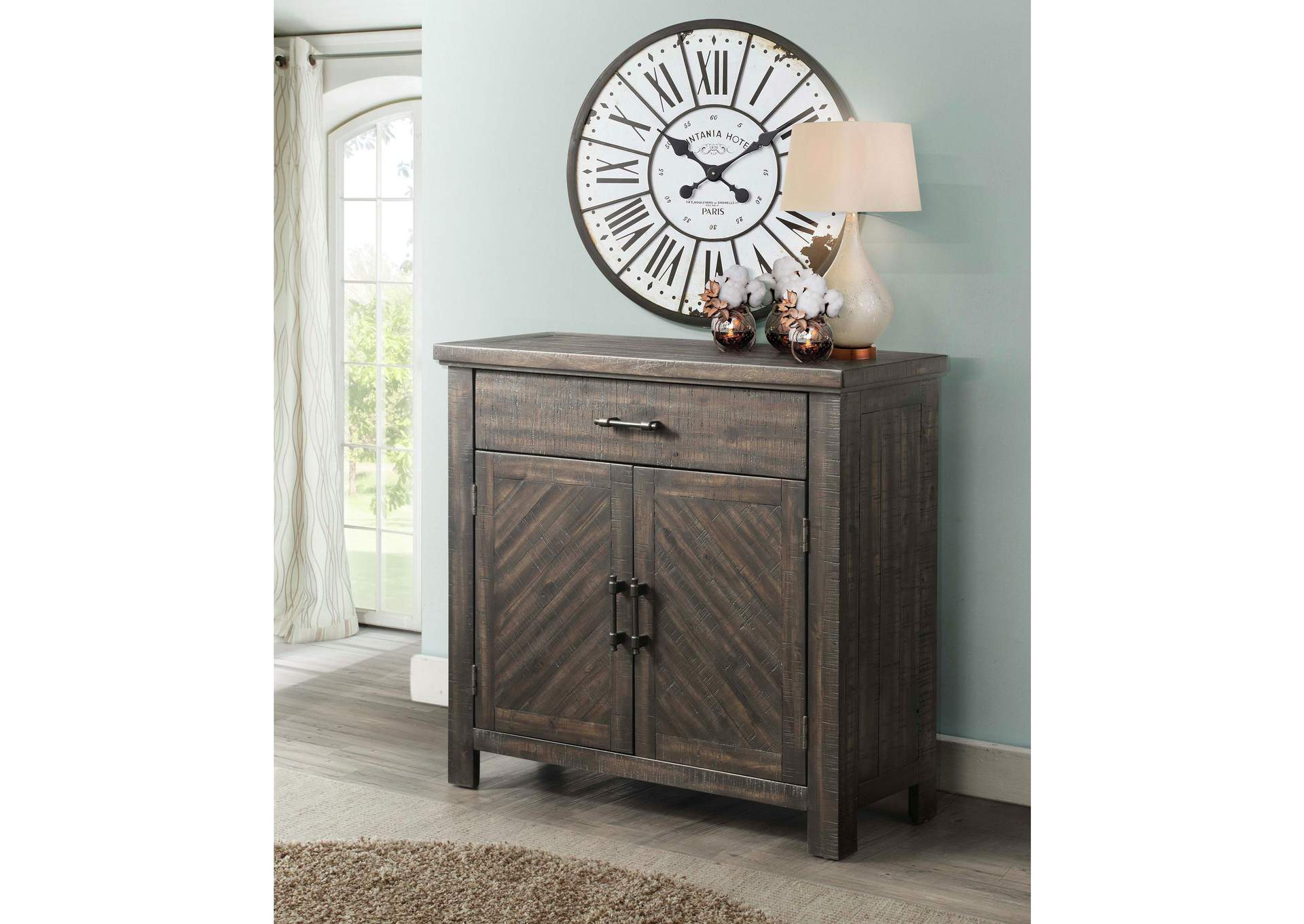 Parker Accent Chest Smokey Grey,Elements