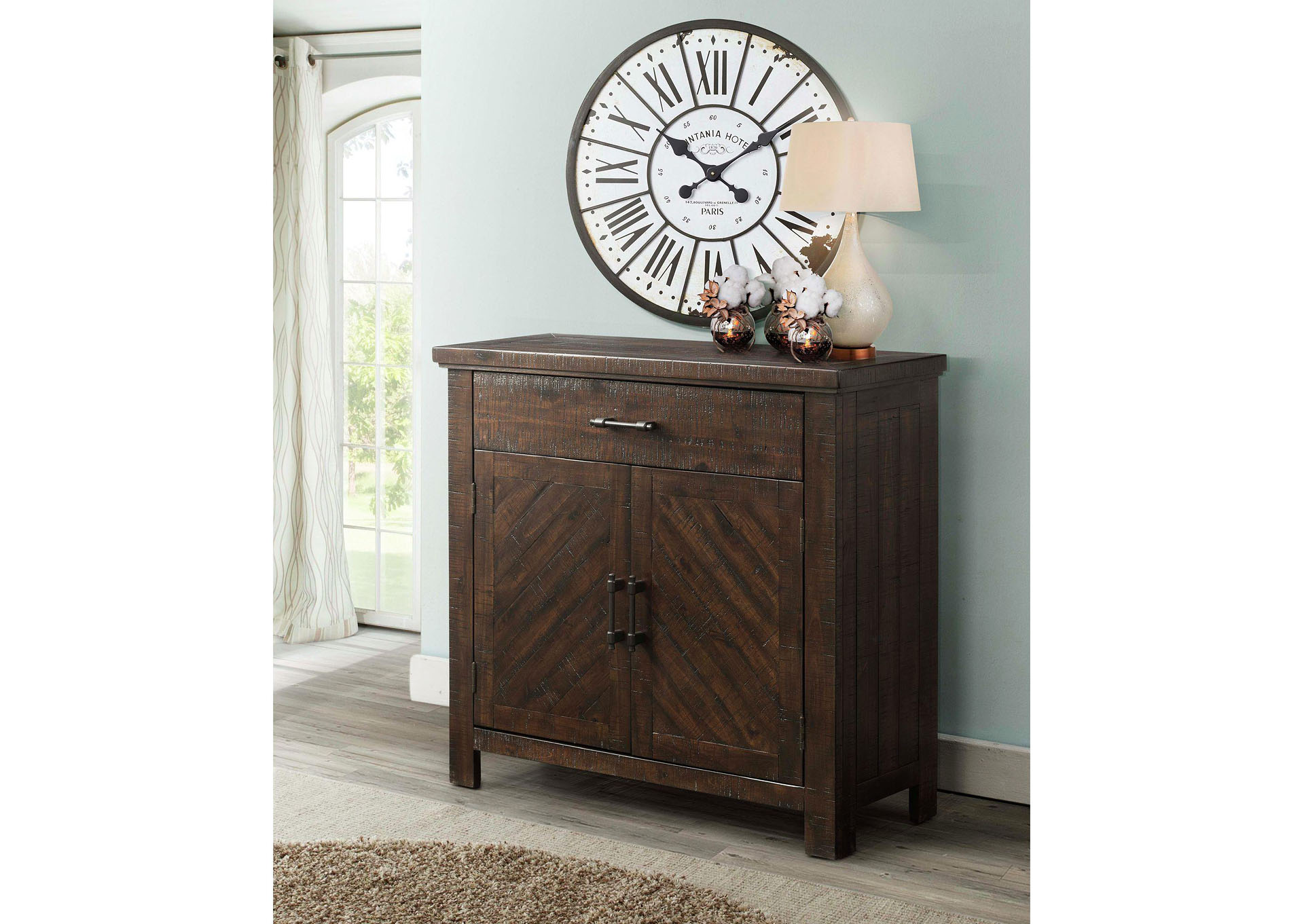 Parker Accent Chest Chestnut,Elements