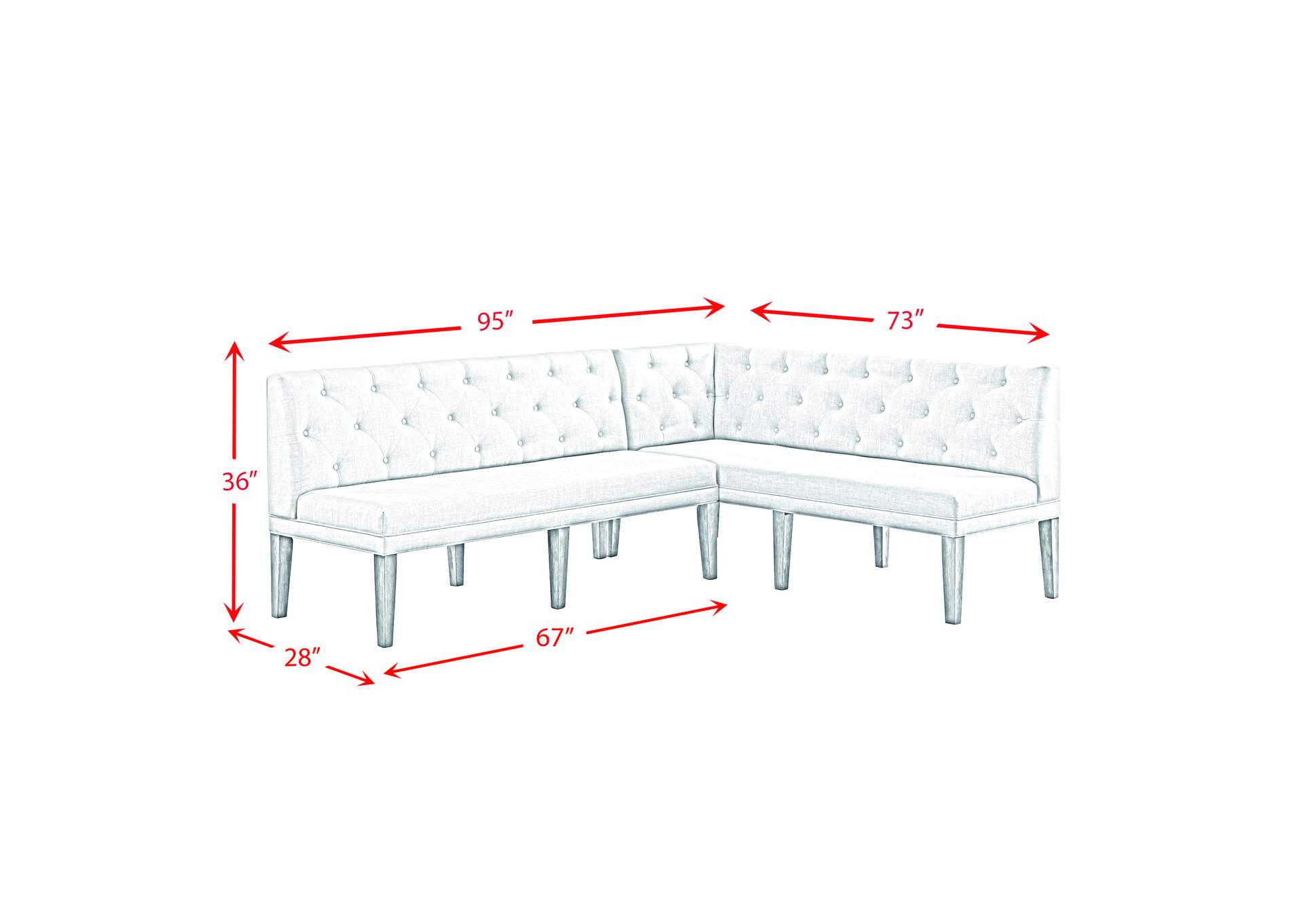 Collins With 2 12 Leaves 6 Piece Dining Set In Grey - Table Four Chairs Peyton Sectional Sofa,Elements