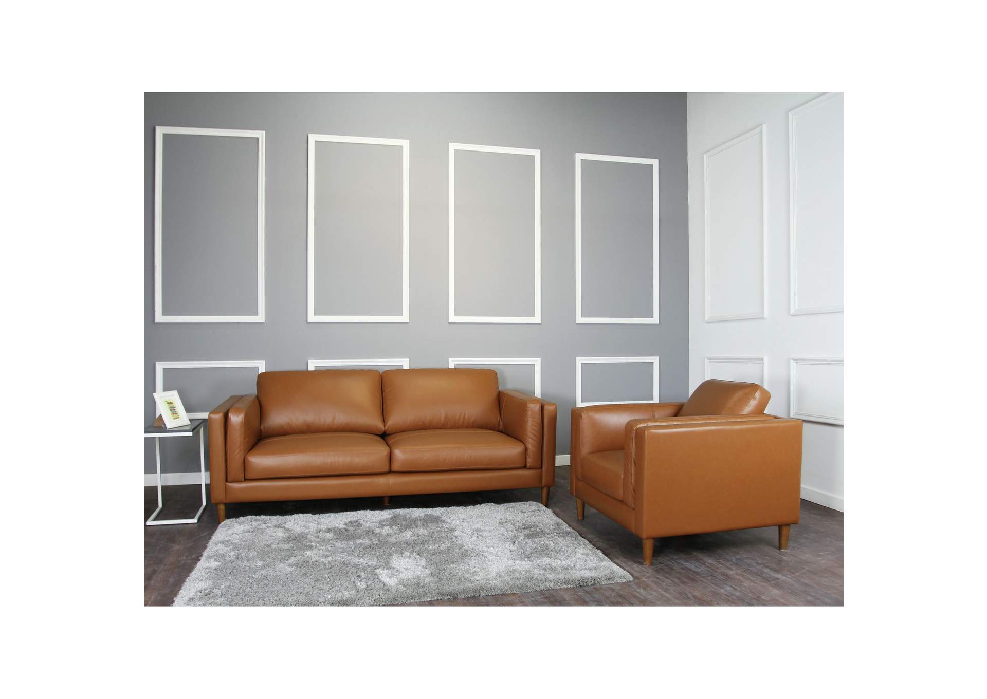 Pico Loveseat In Fiero Tan Top Grain - Pvc,Elements