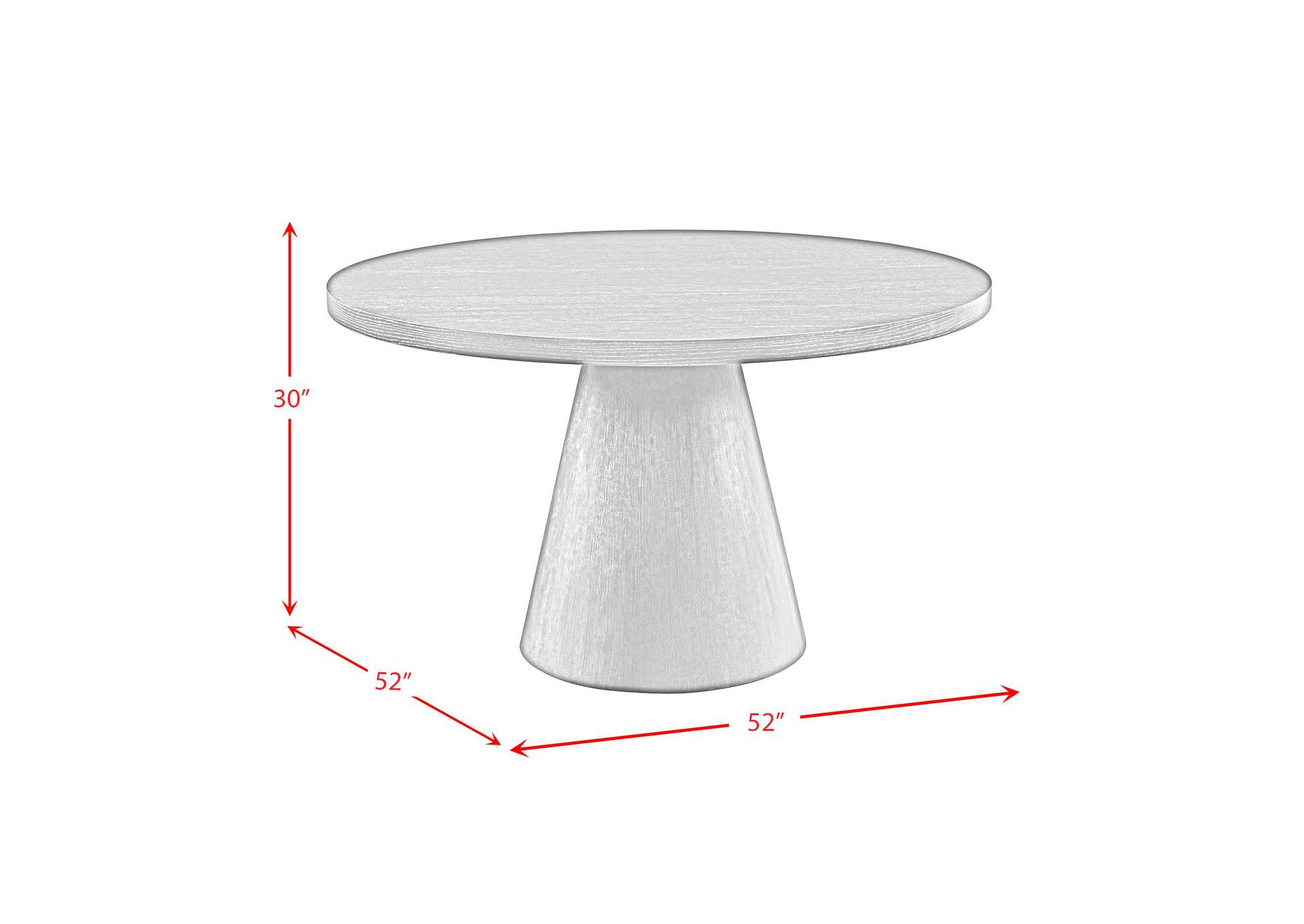 Portland Round Dining Table In Black,Elements