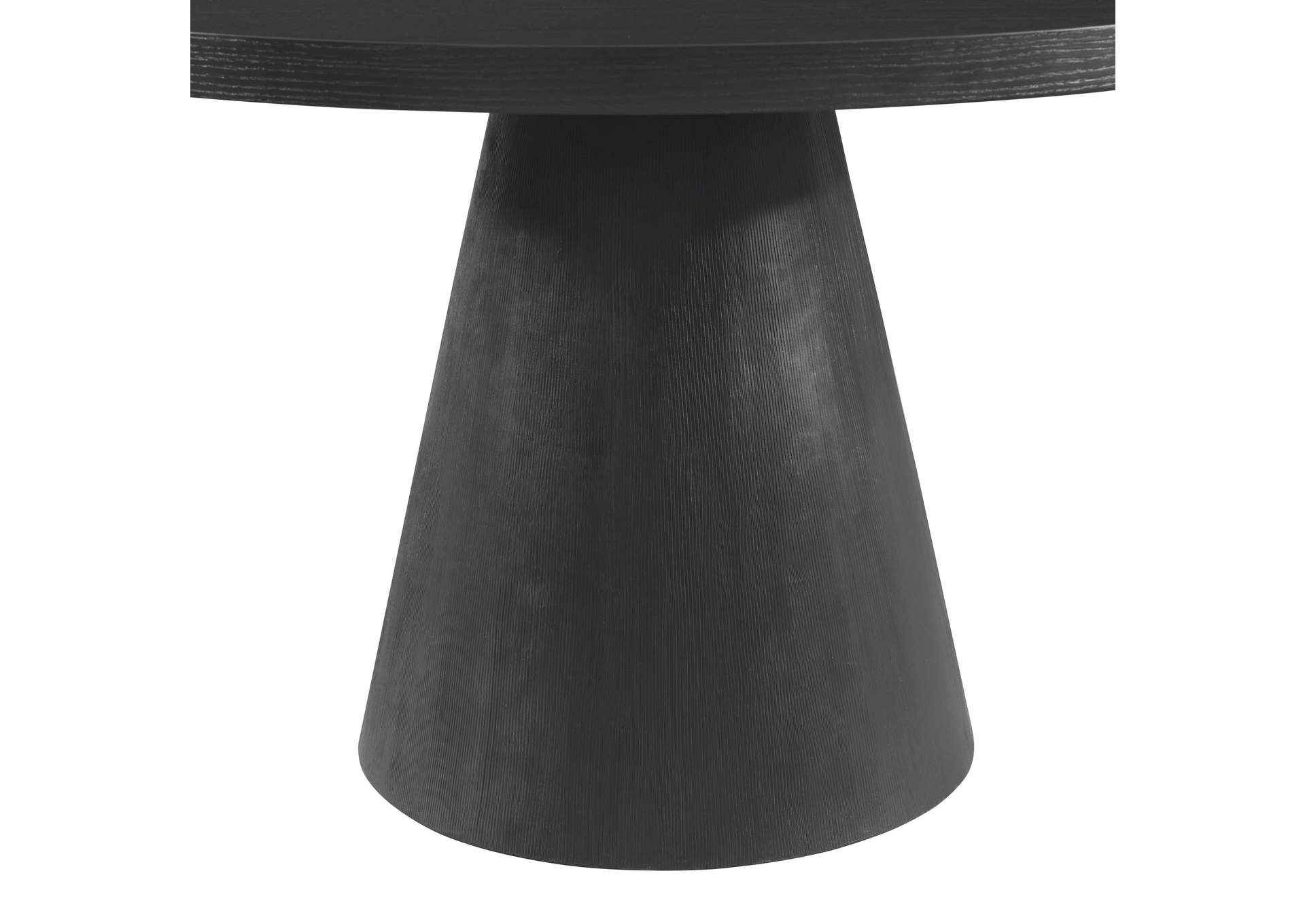 Portland Round Dining Table In Black,Elements