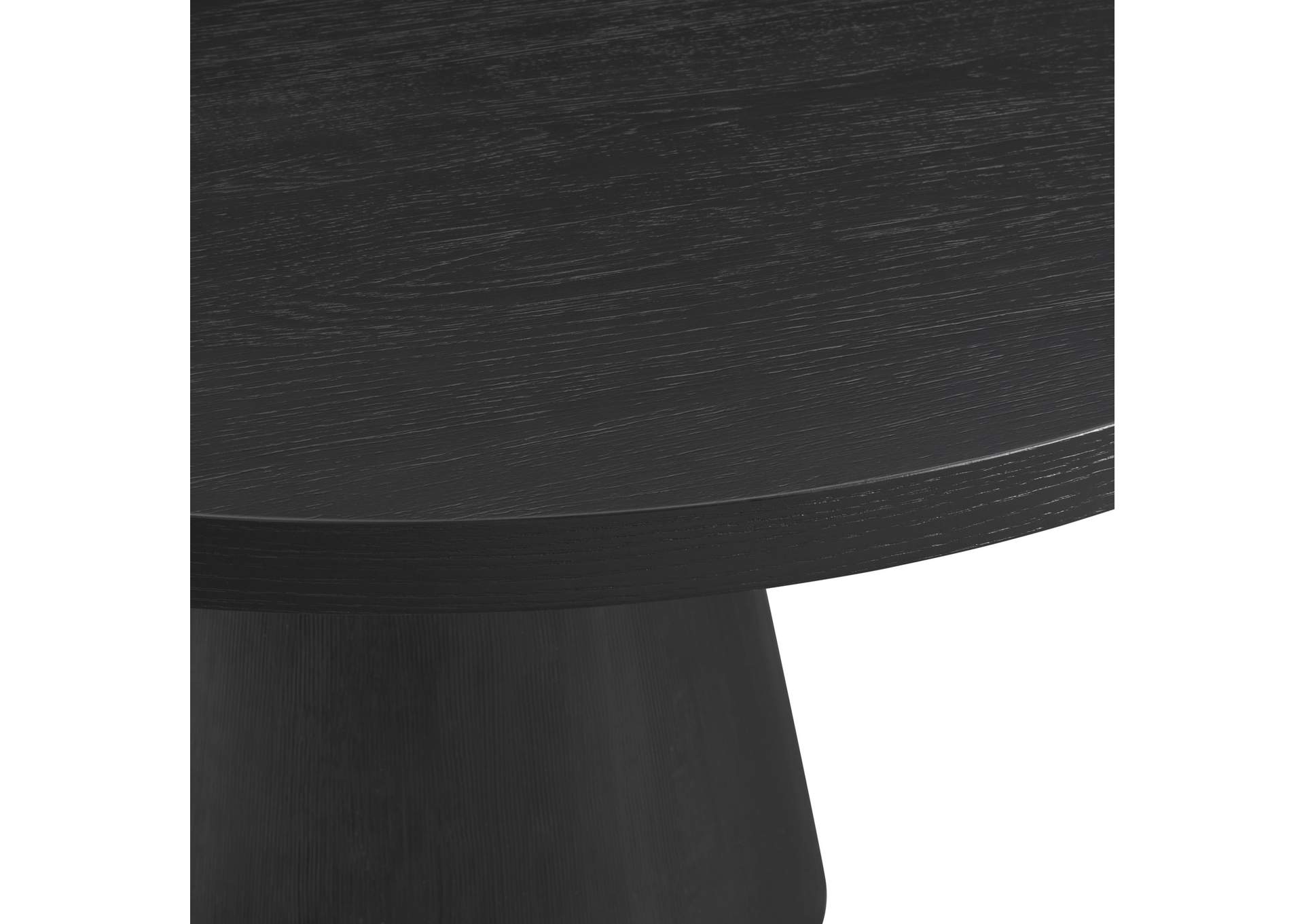 Portland Round Dining Table In Black,Elements