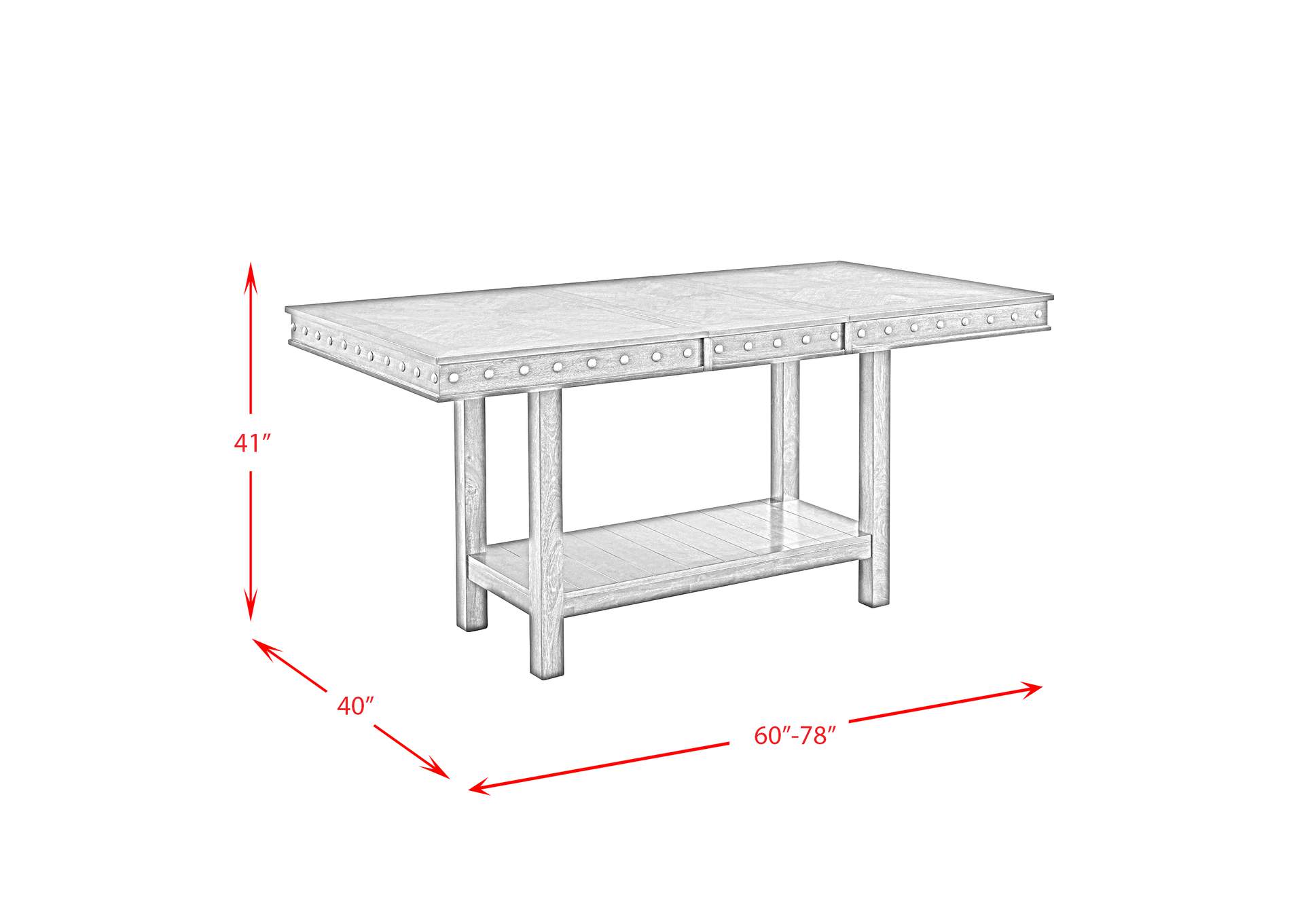 Prescott Counter Dining Table,Elements