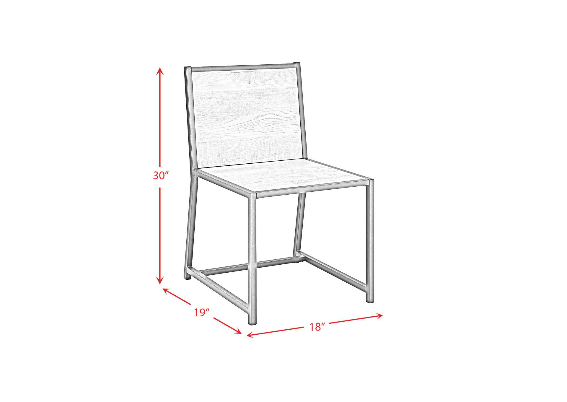 Preston Desk Chair In Grey,Elements