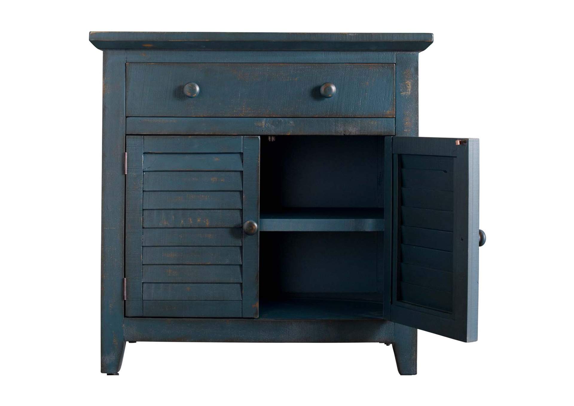 Rafael - Accent Chest Blue,Elements