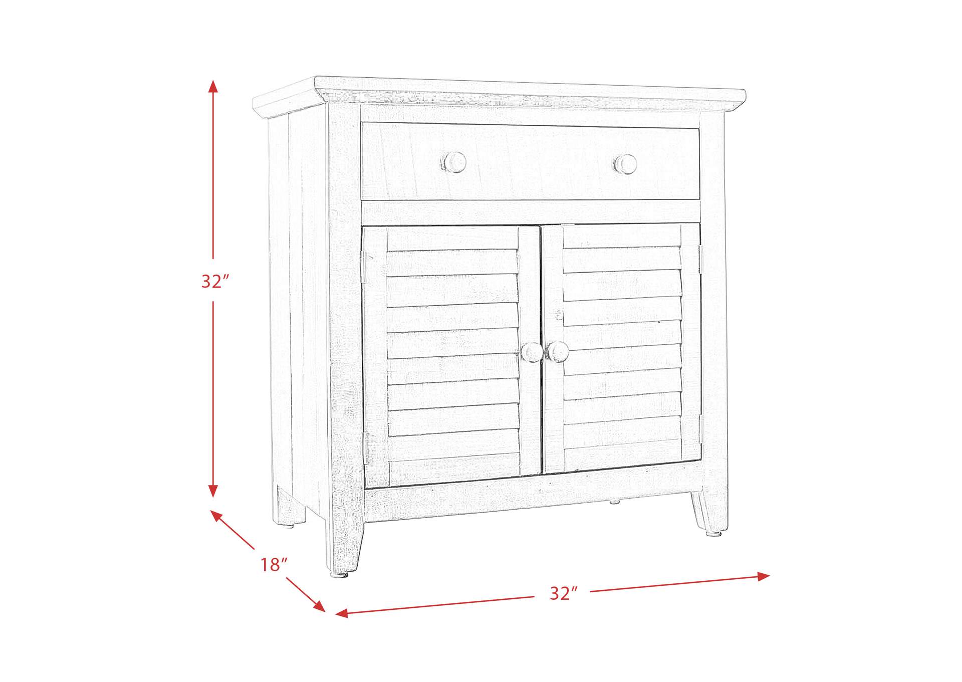 Rafael - Accent Chest Silver,Elements