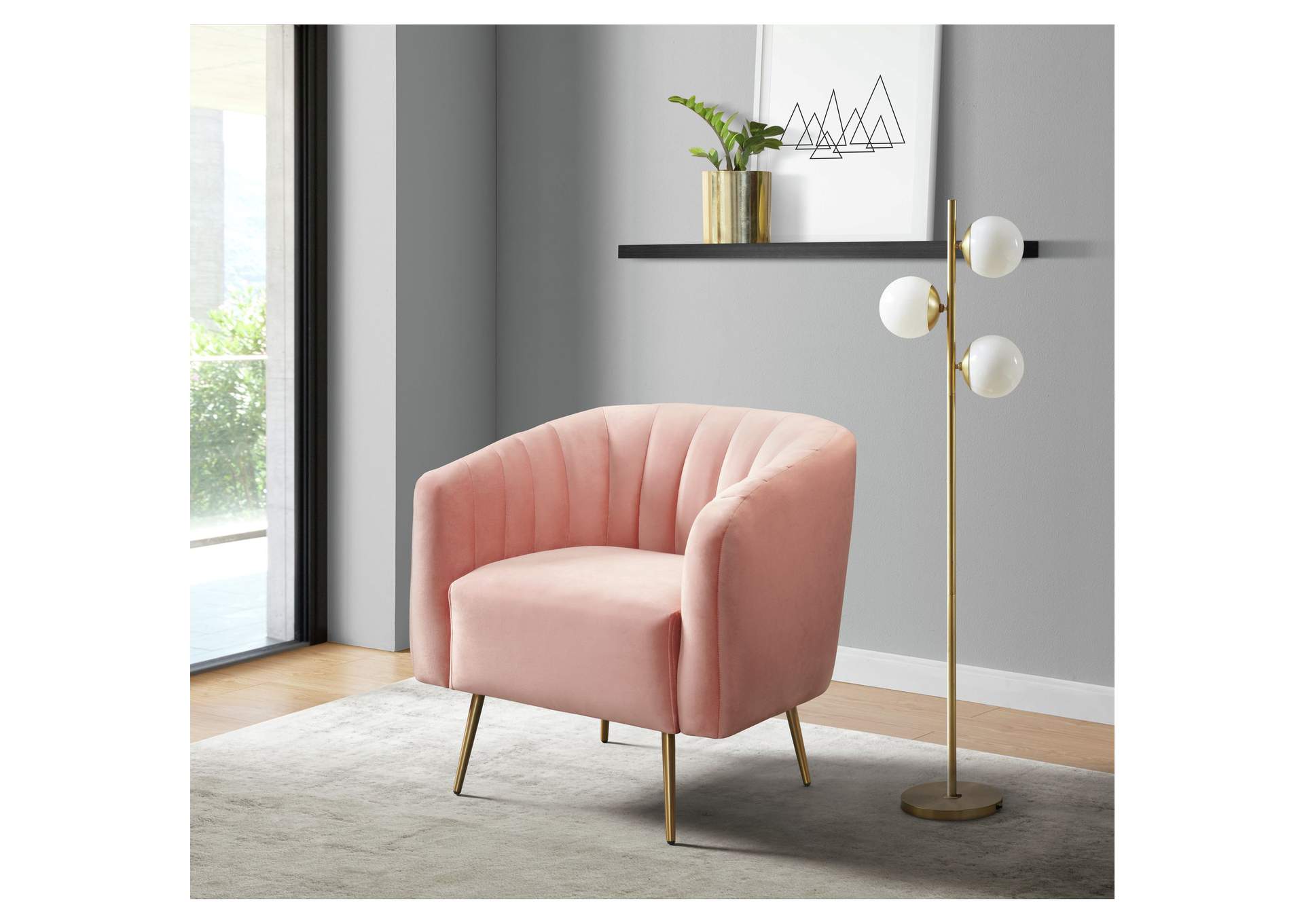 Raven Chair In Royale Blush 3A,Elements