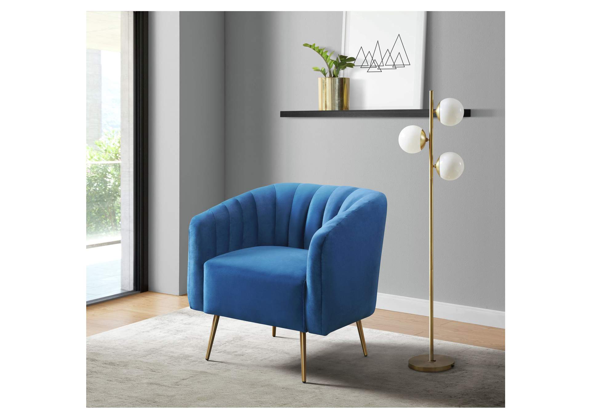 Raven Chair In Royale Cobalt 3A,Elements